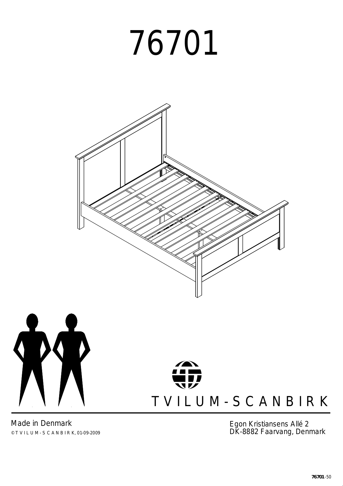 Tvilum 76701 User Manual