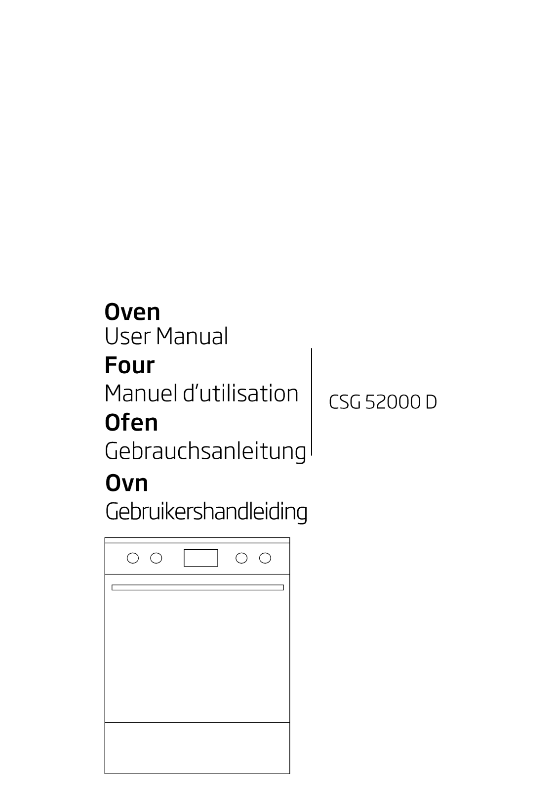 Beko CSG52000D User manual