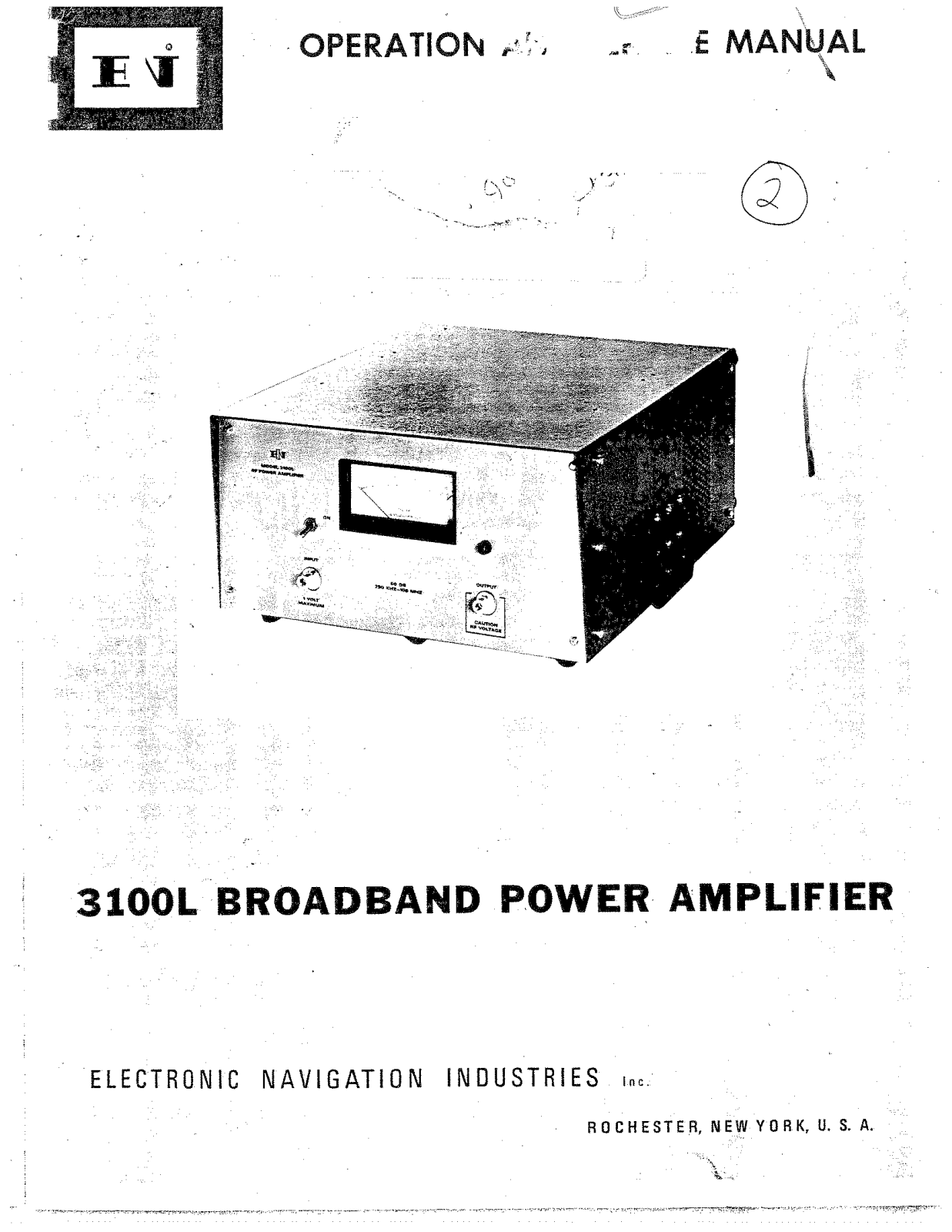 ENI 3100L User Manual