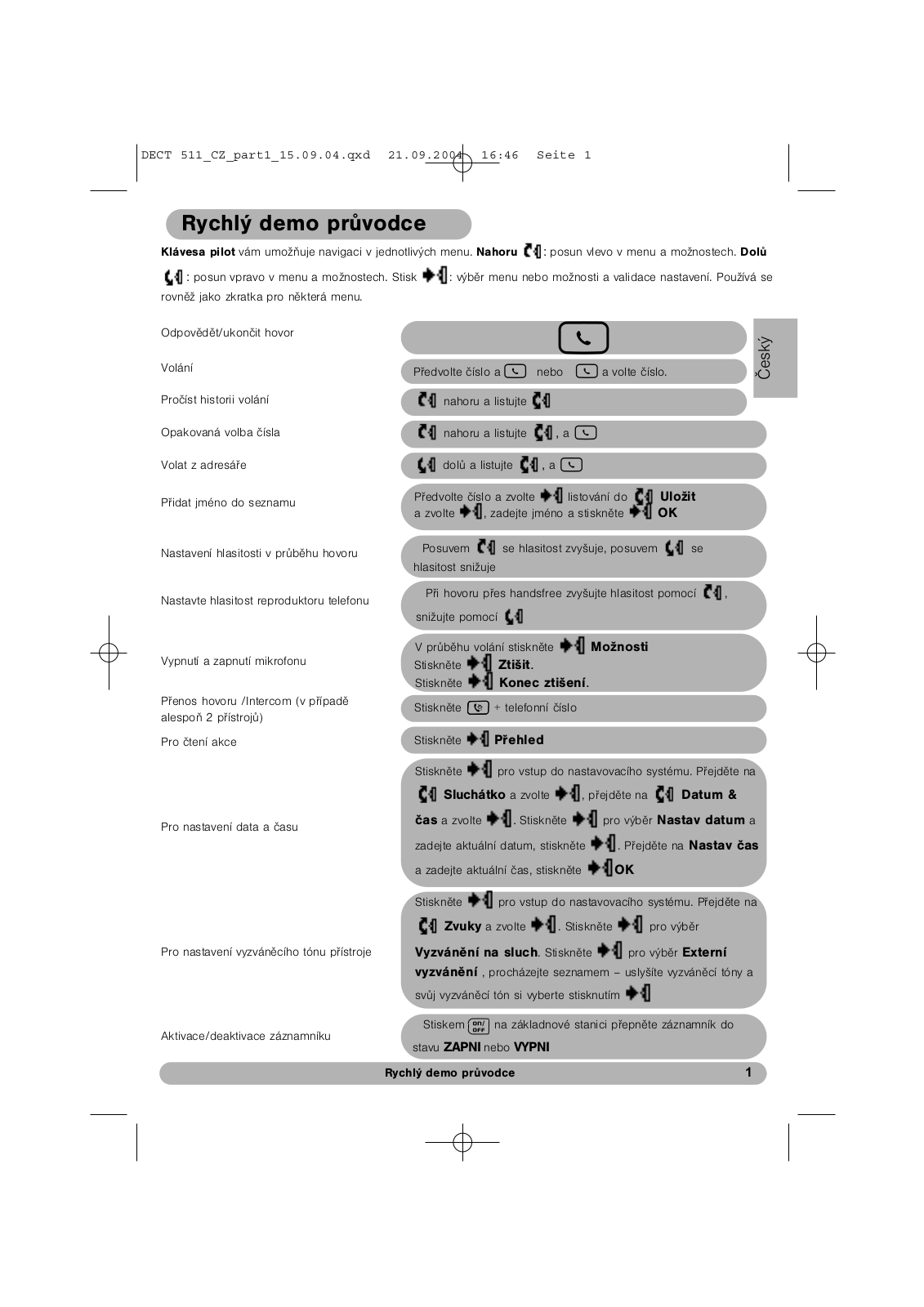 Philips DECT5151S/53, DECT5111S/53 User Manual