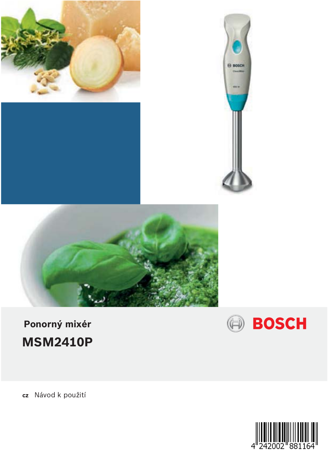 Bosch MSM2410P User Manual