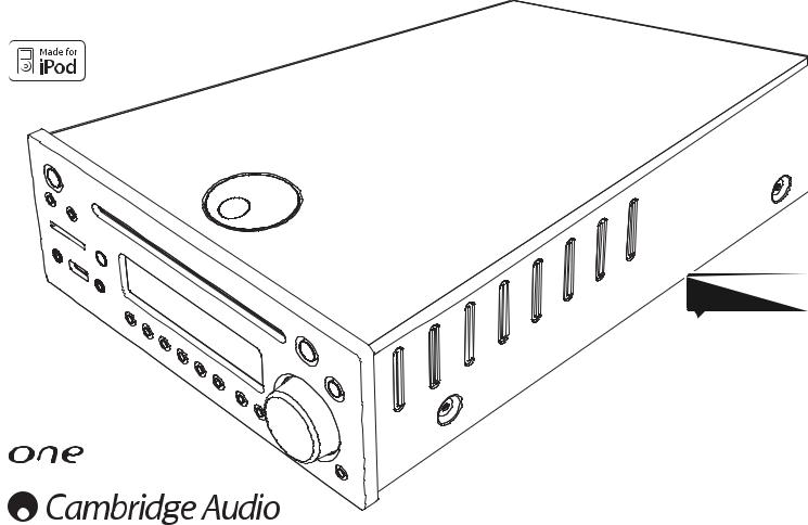 Cambridge audio ONE User Manual
