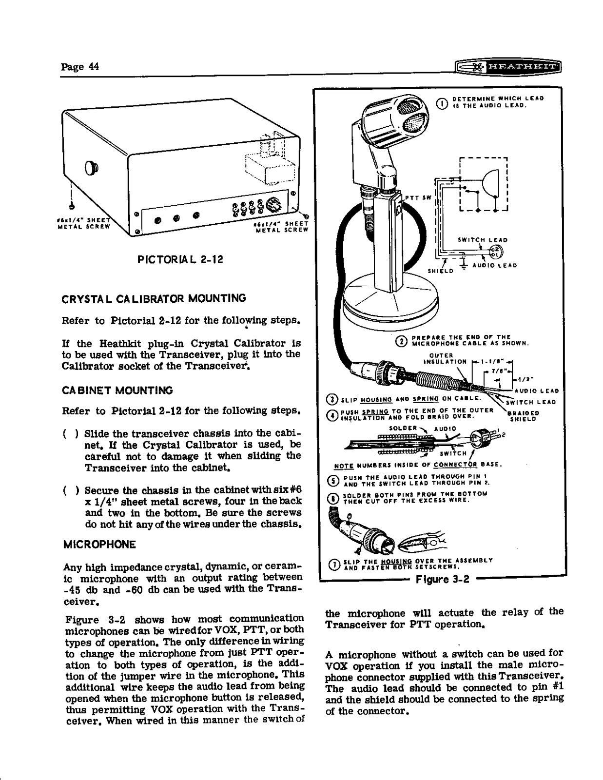 HEATHKIT HW-22a User Manual (PAGE 44)