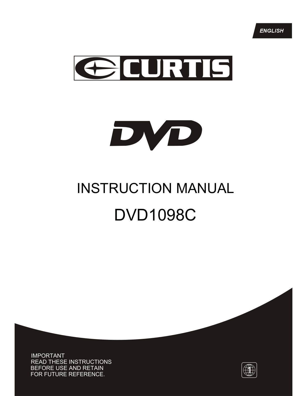 Curtis DVD1098C User Manual