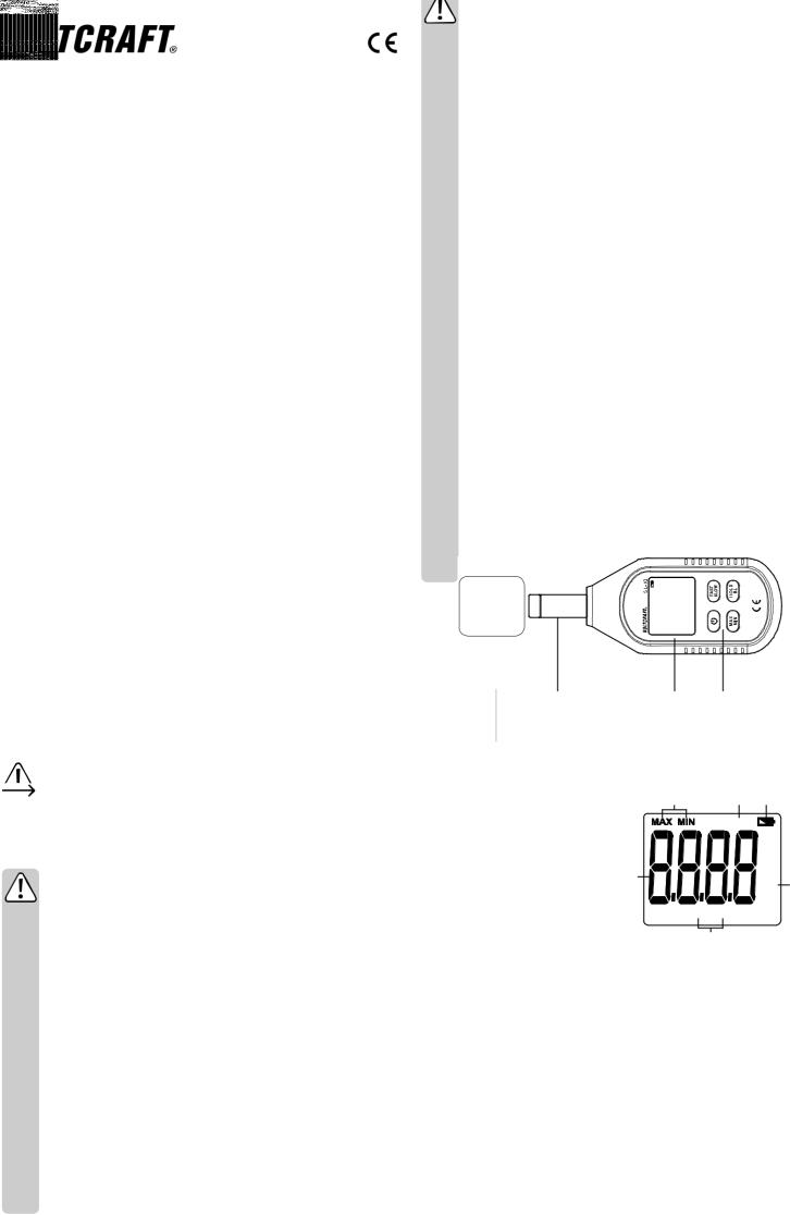 VOLTCRAFT SL-10 User guide