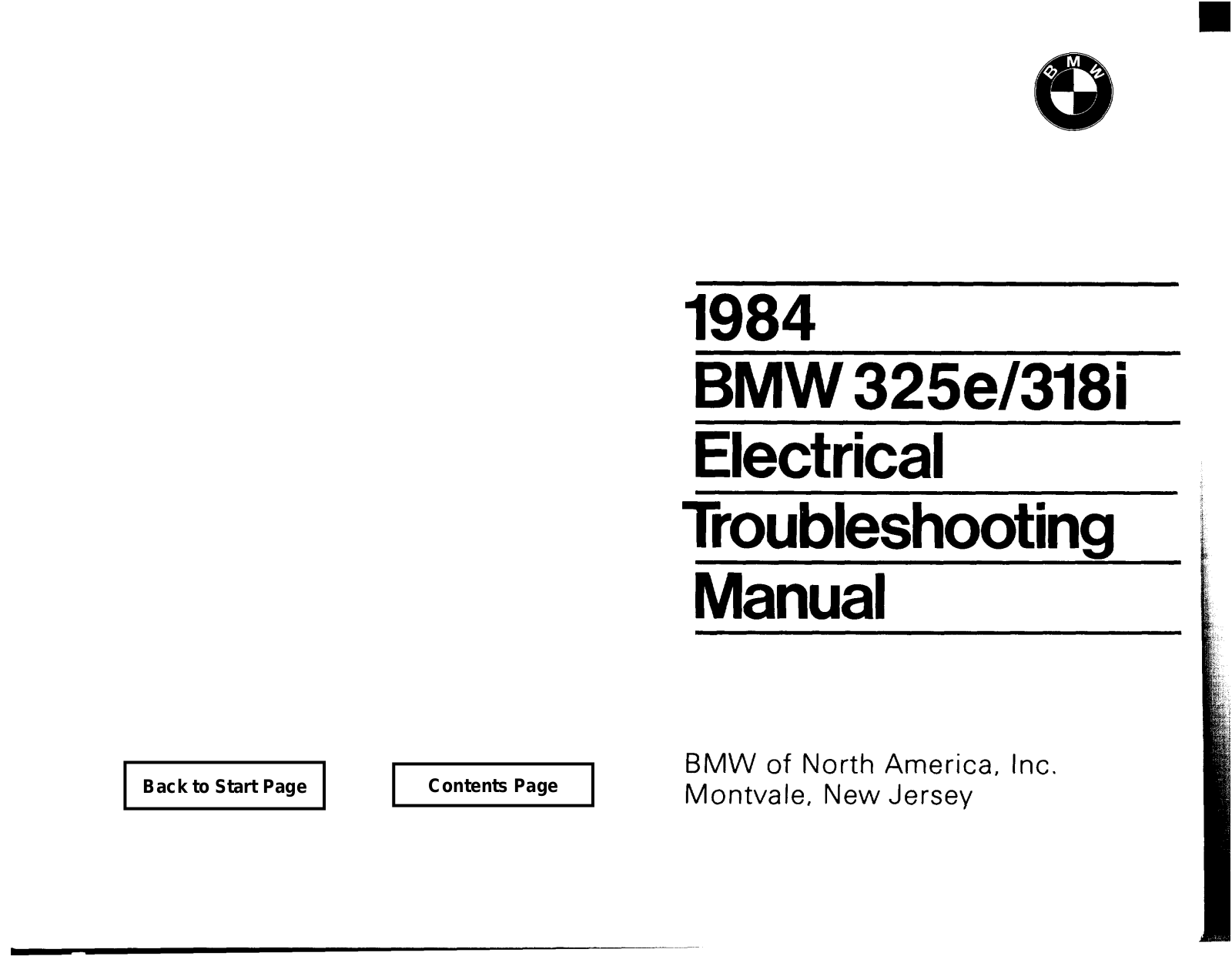 BMW 325e, 318i user guide