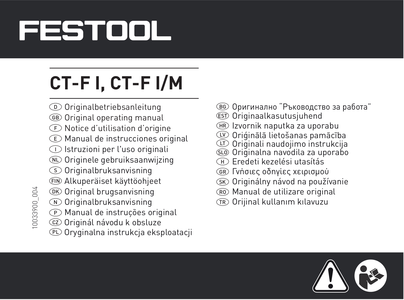 Festool CTFI Users Manual