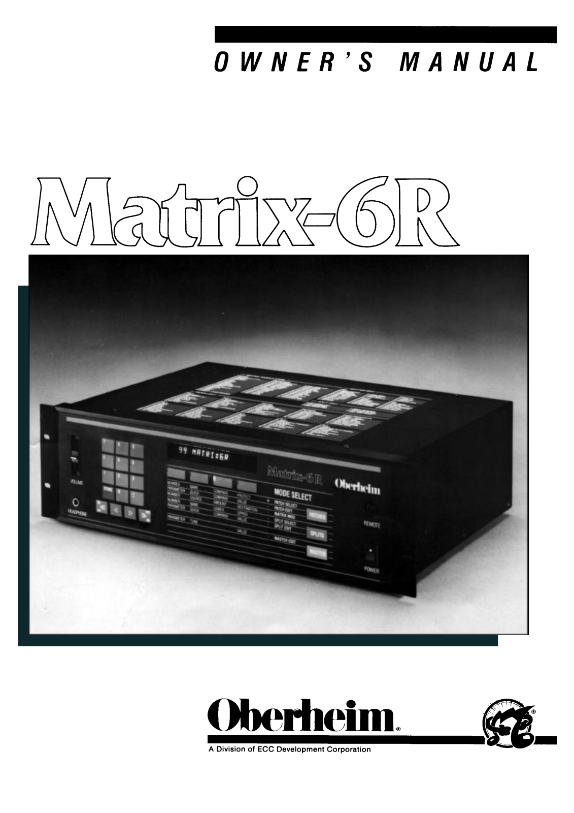 Oberheim Matrix-6R User Manual