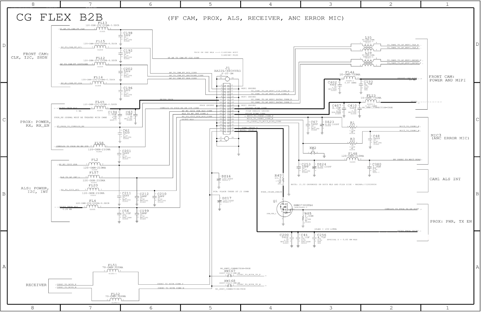 Apple iphone 5с schematics diagram