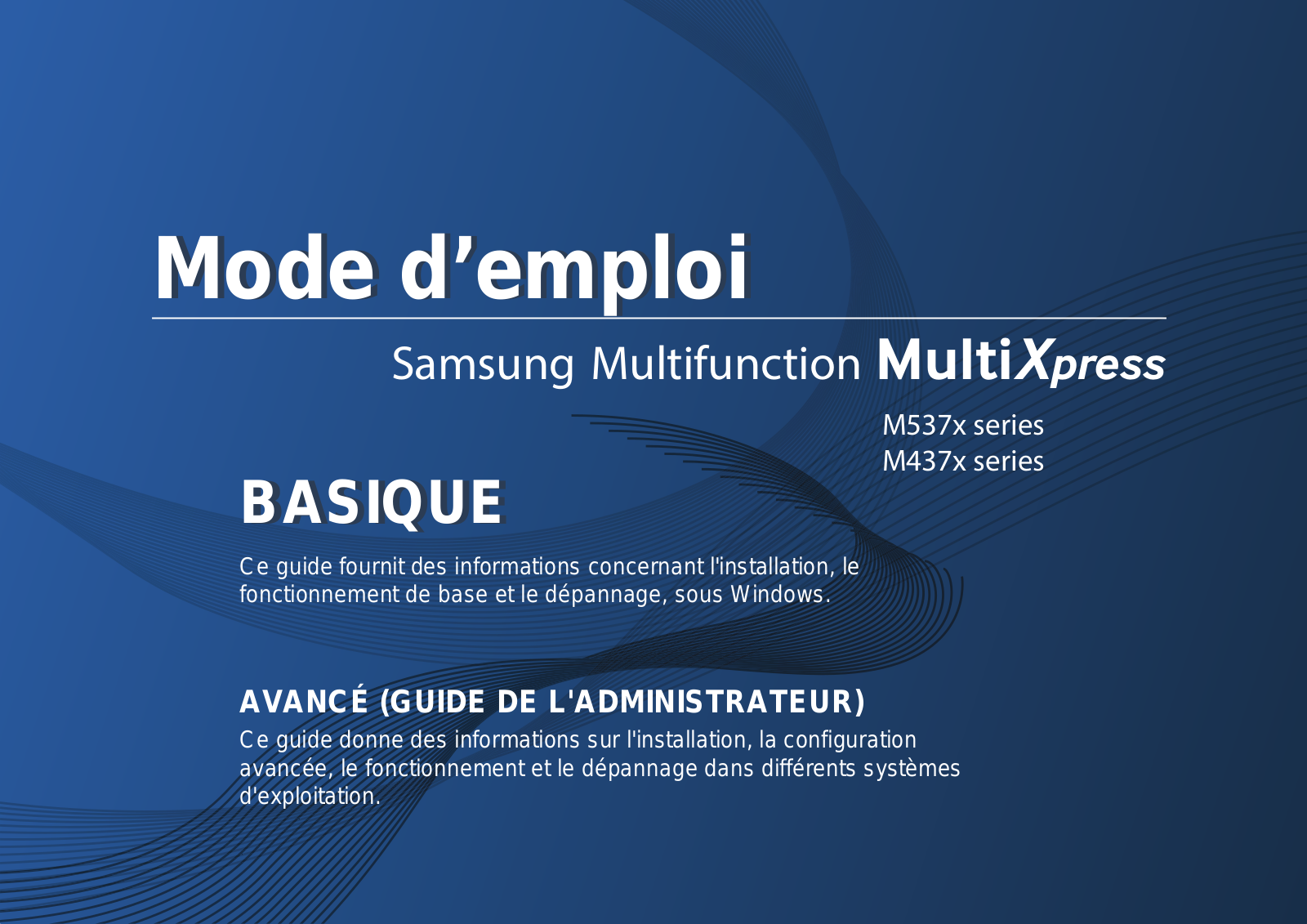 SAMSUNG SL-M4370LX User Manual