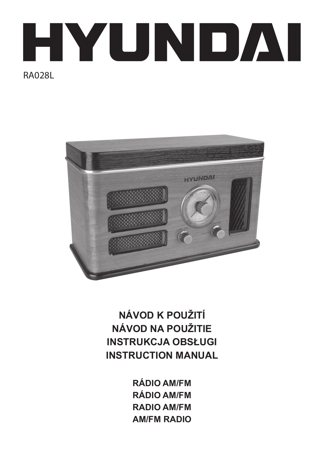 Hyundai RA 028L User Manual