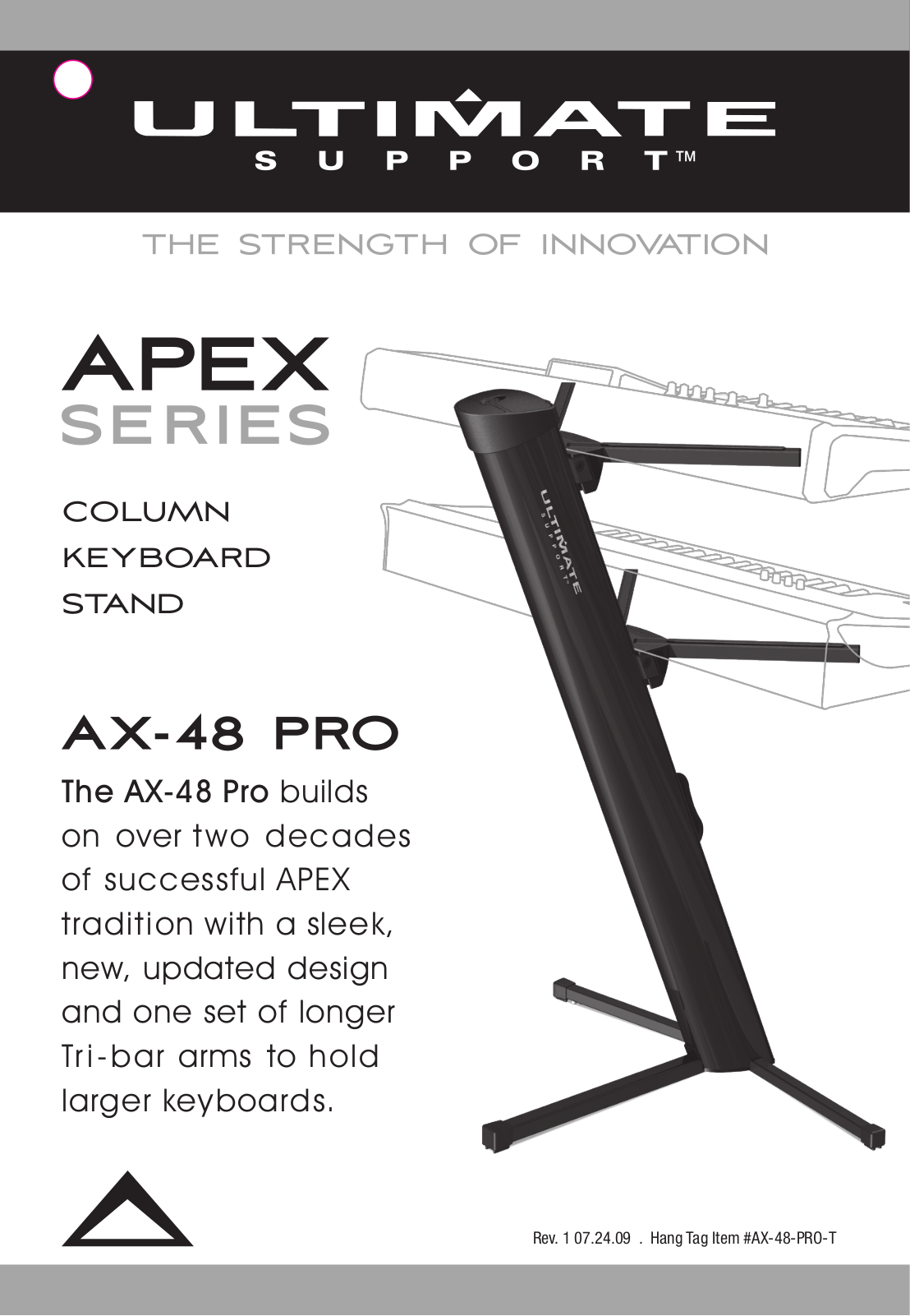 Ultimate Support Systems AX-48 User Manual