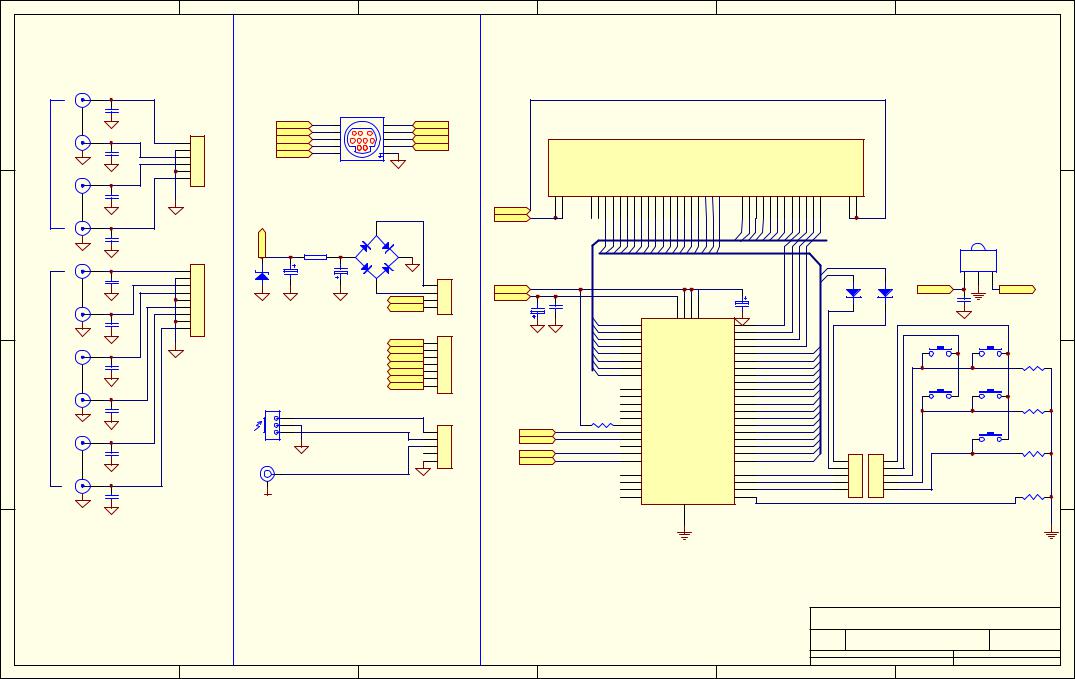 Microlab H-500D, H-600D Schematics