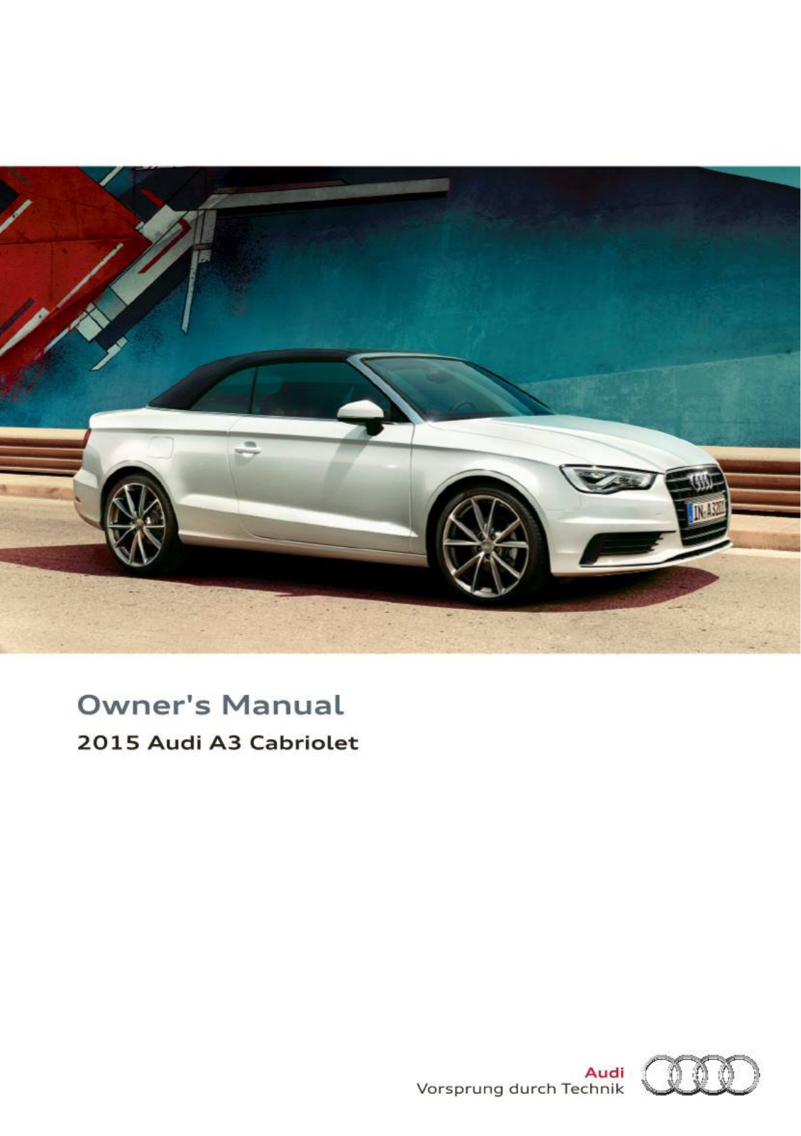 Audi A3 Cabriolet 2015 Owner's Manual