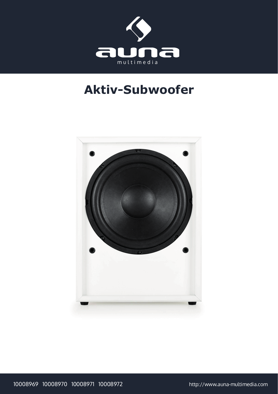 Auna Aktiv-Subwoofer User Guide