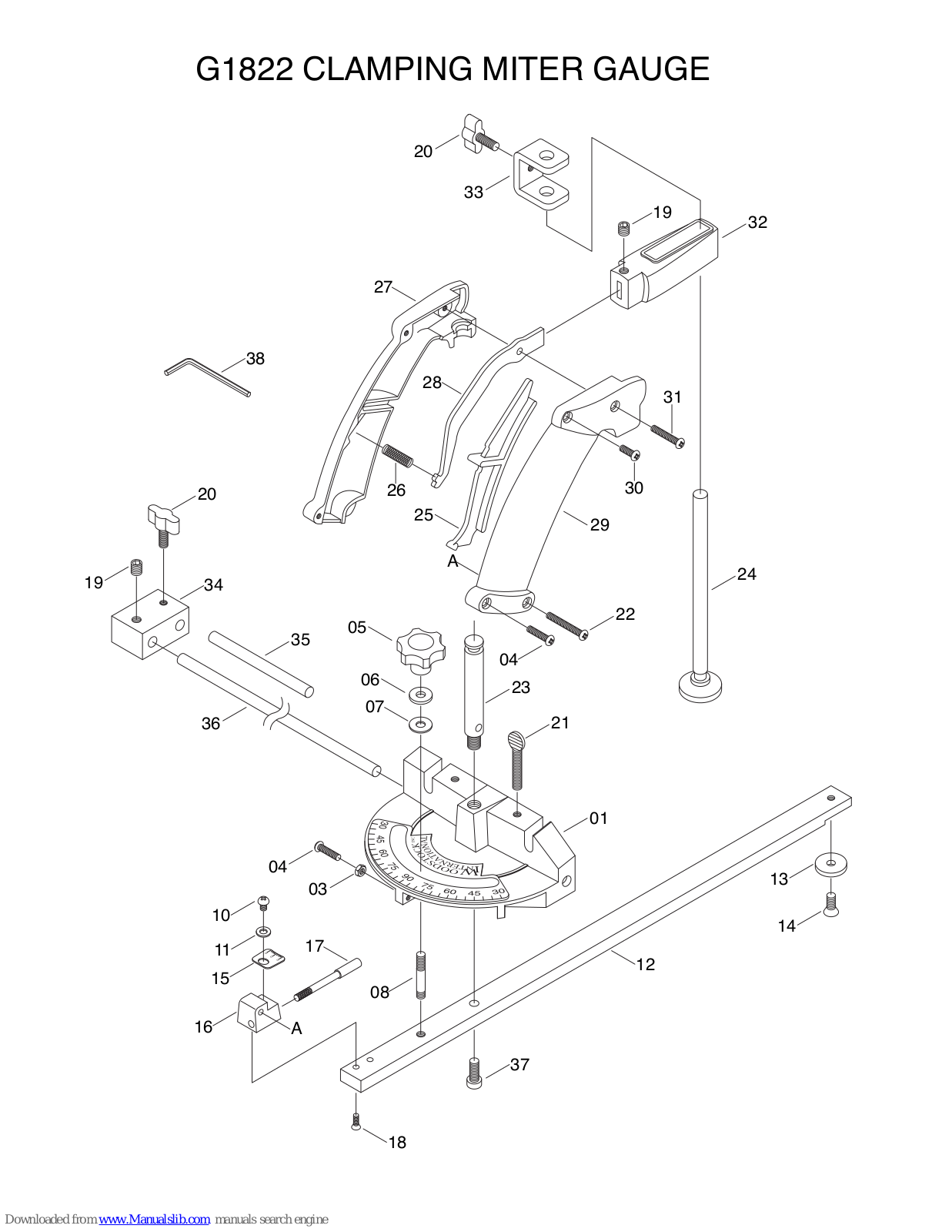 Grizzly G1822 Specifications