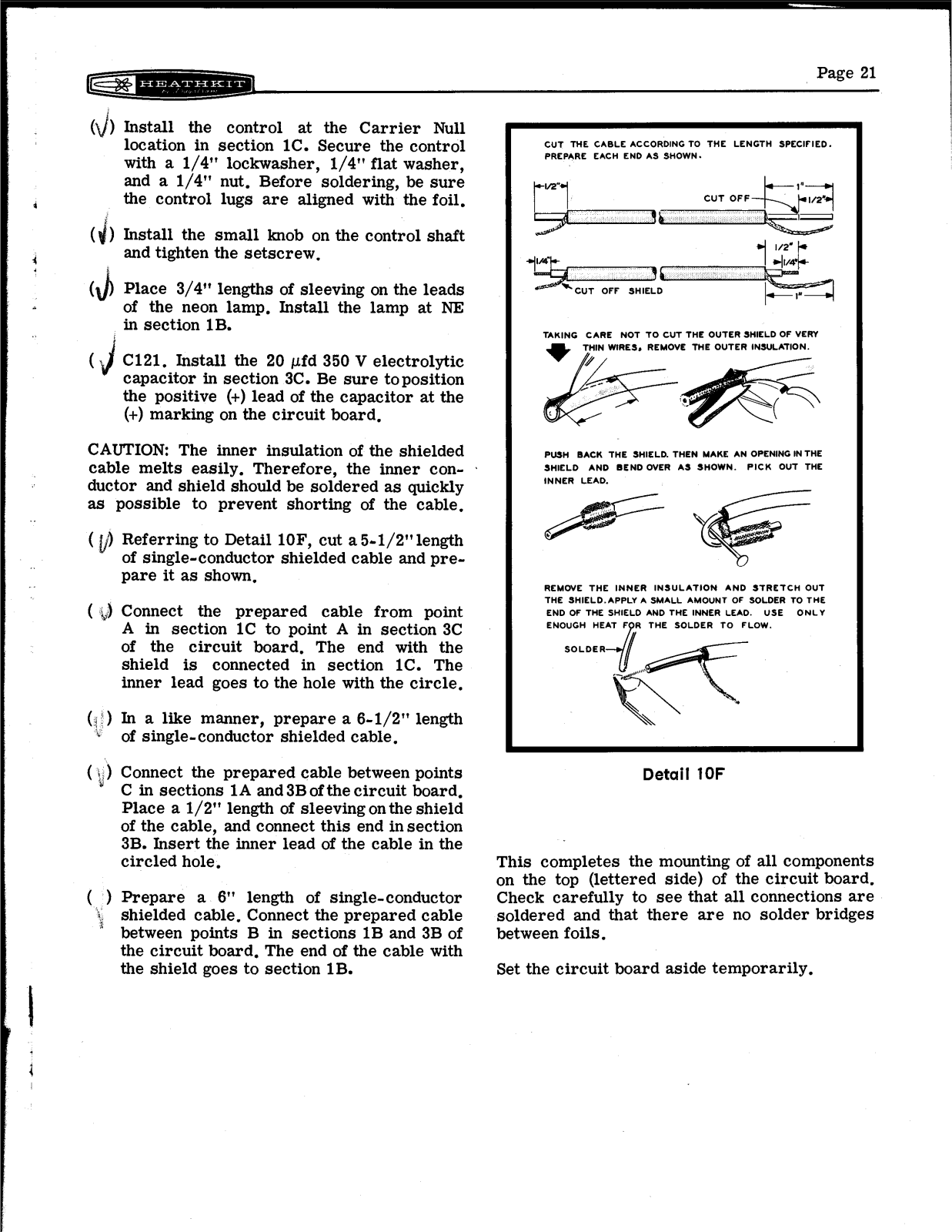 HEATHKIT HW-12a User Manual (PAGE 21)