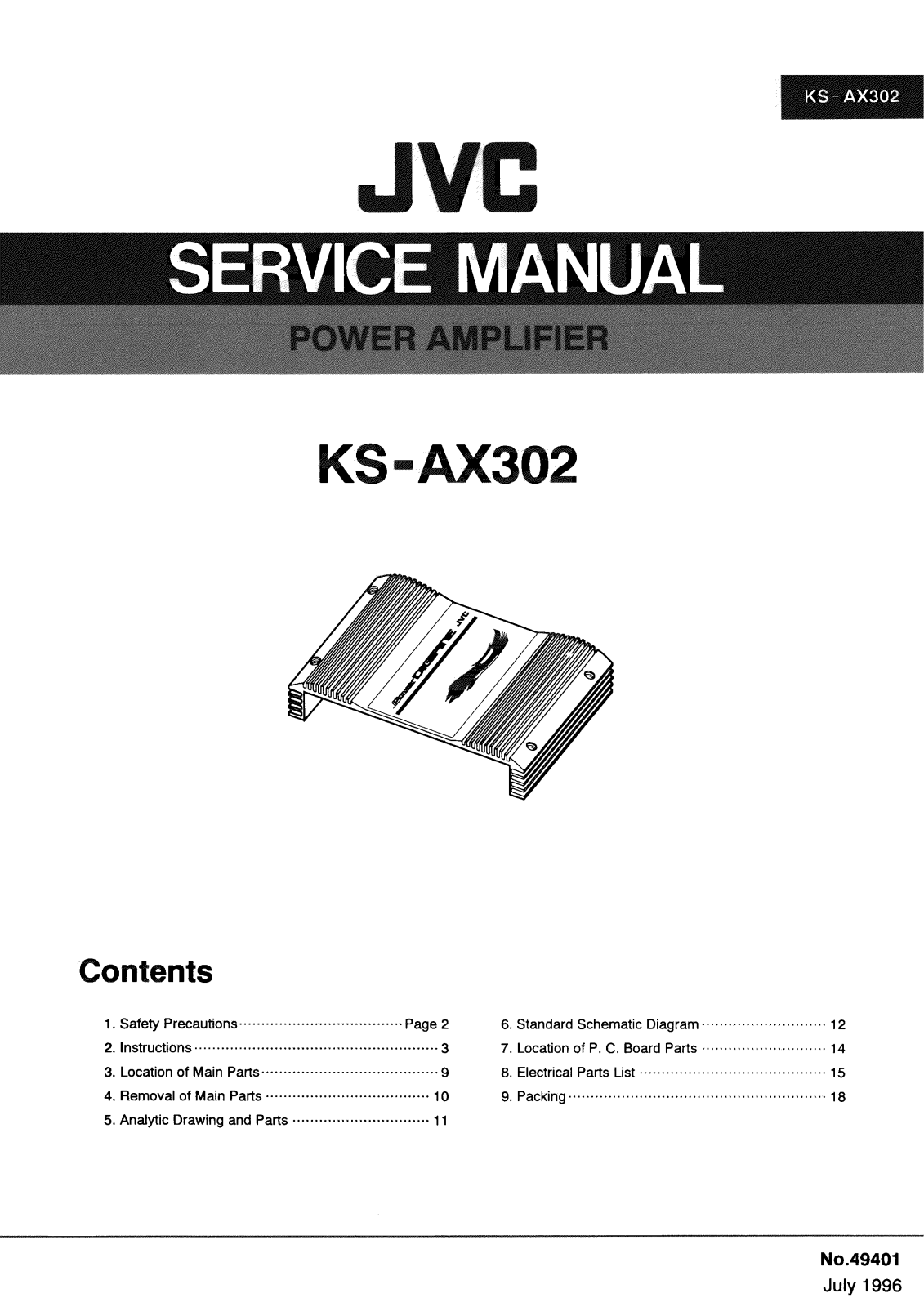 JVC KS-AX302 Service Manual