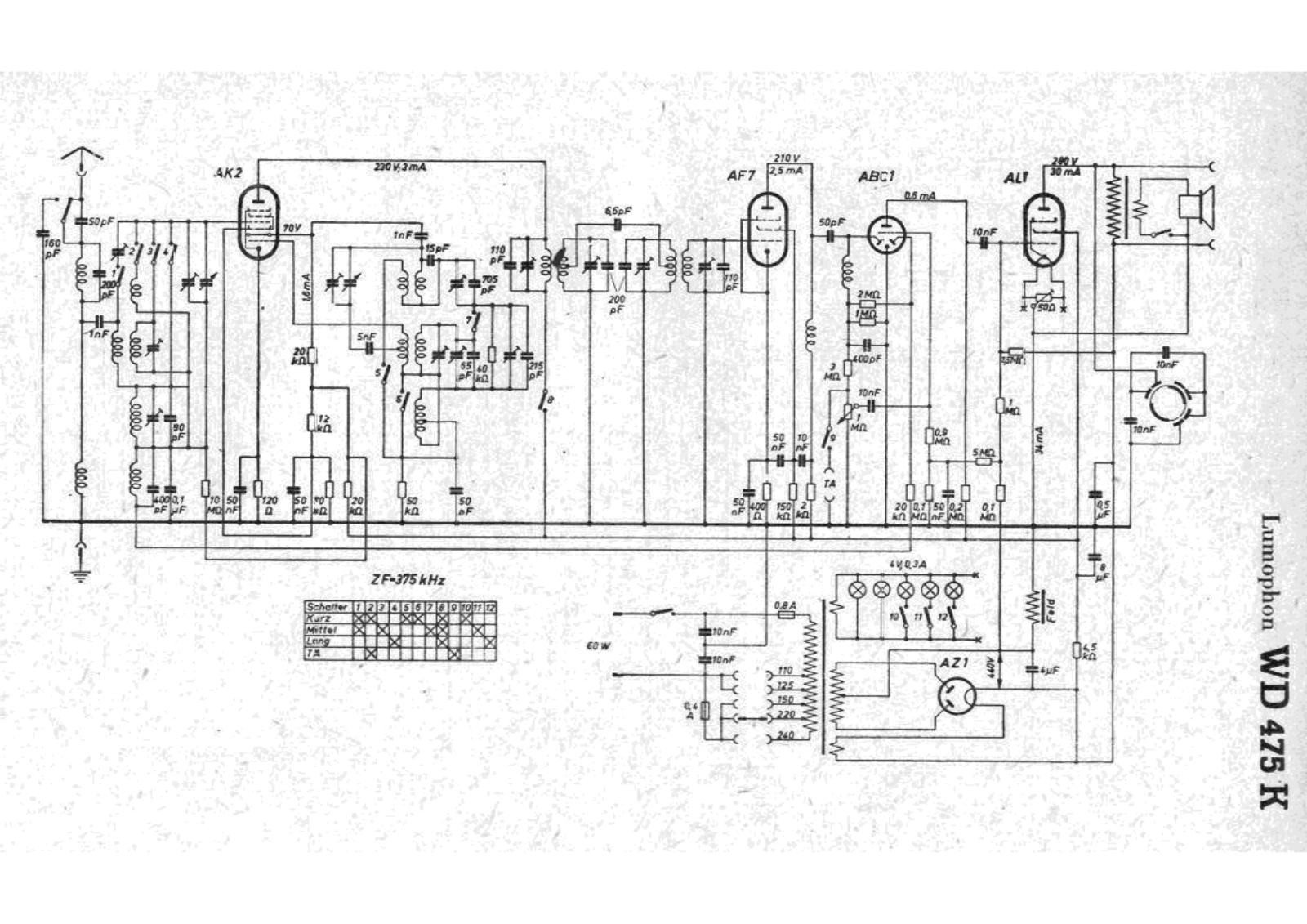 Lumophon wd475k schematic - ManualMachine.com