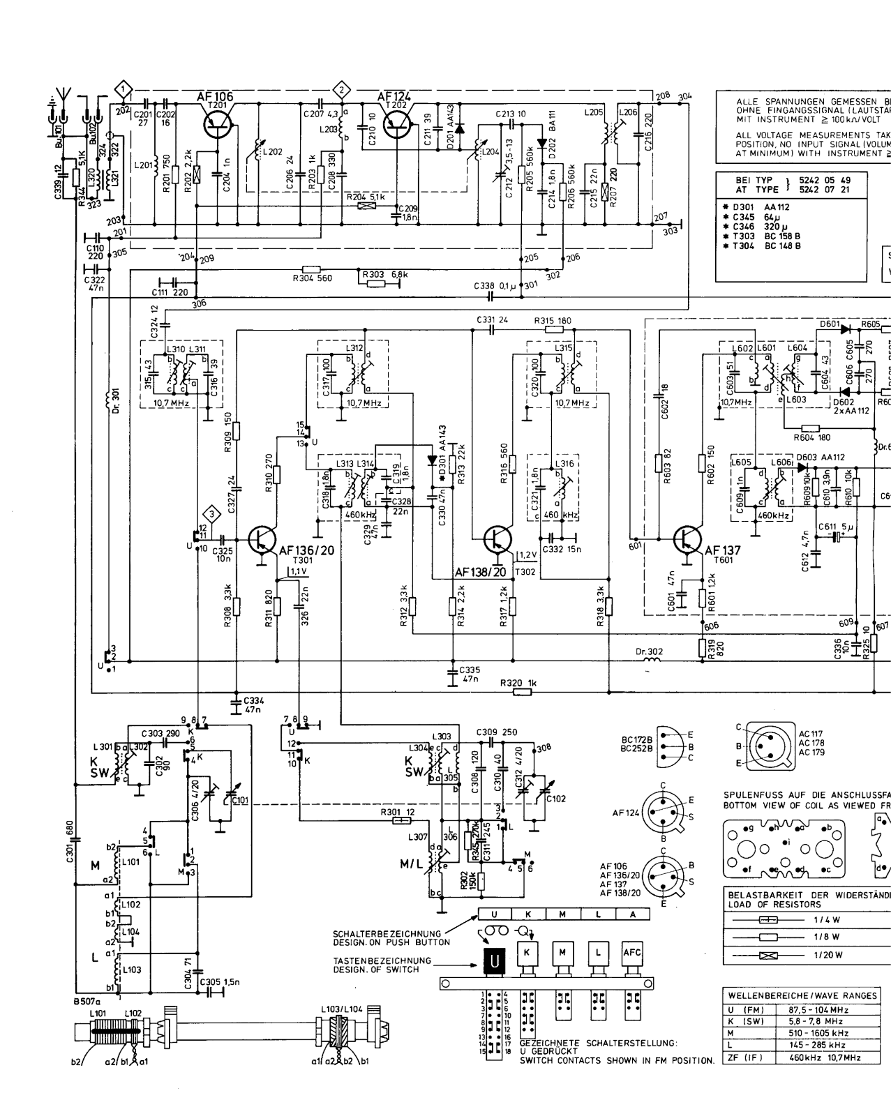 Graetz CHANSON301 Schematic