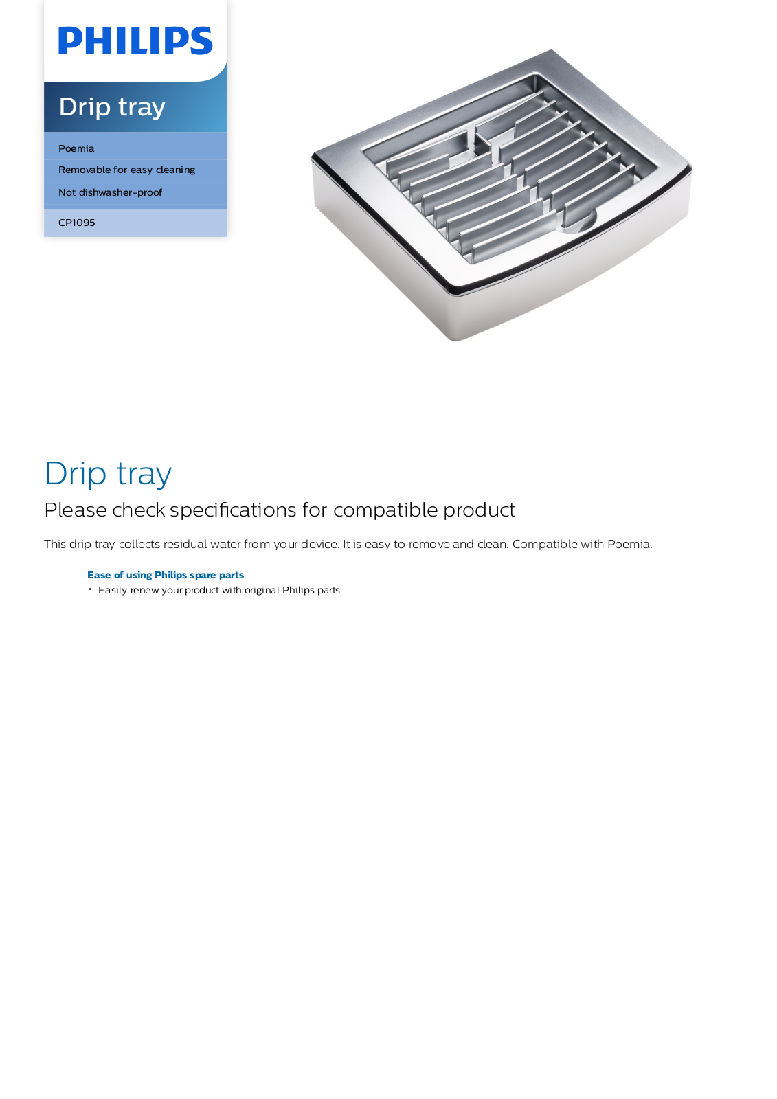 Philips CP1095/01 leaflet - ManualMachine.com
