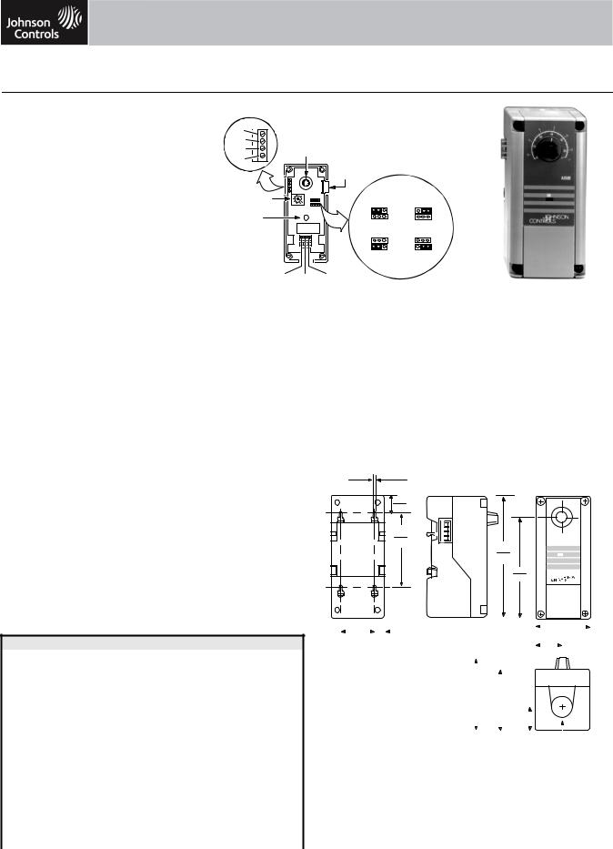 Johnson Controls A350E Catalog Page