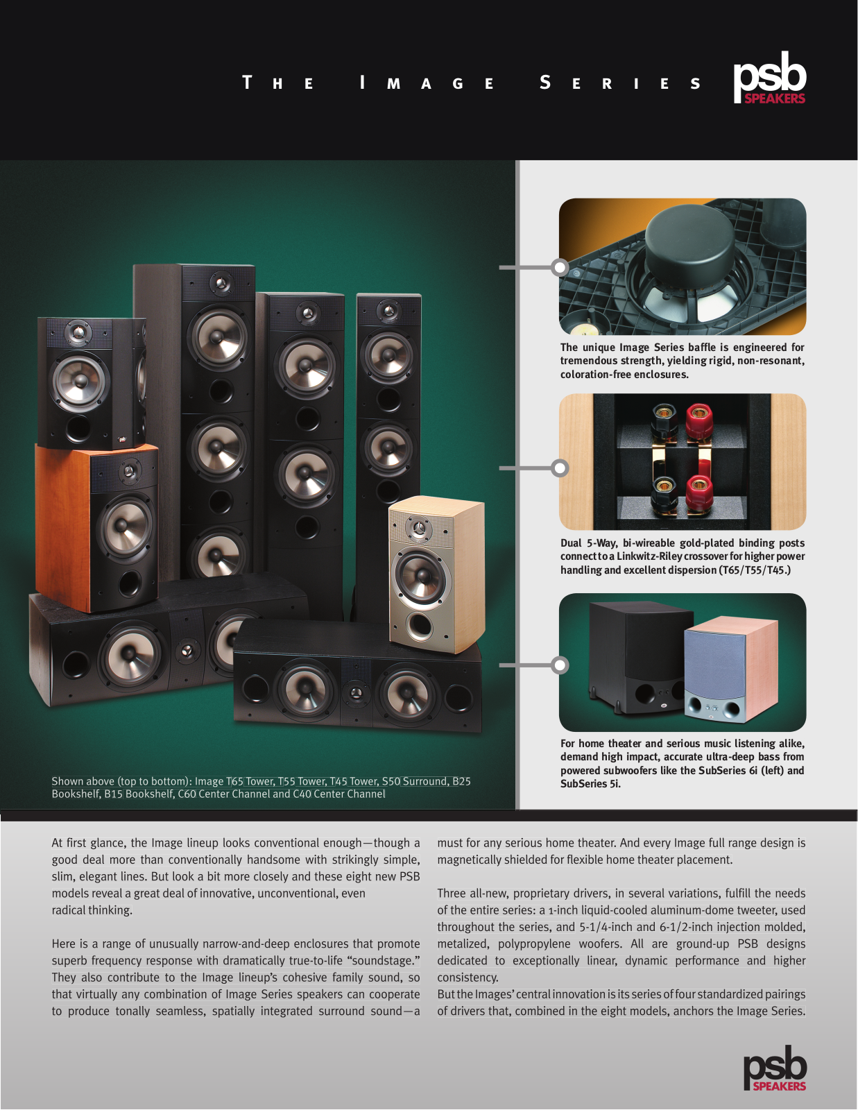 PSB Speakers Image User Manual - ManualMachine.com