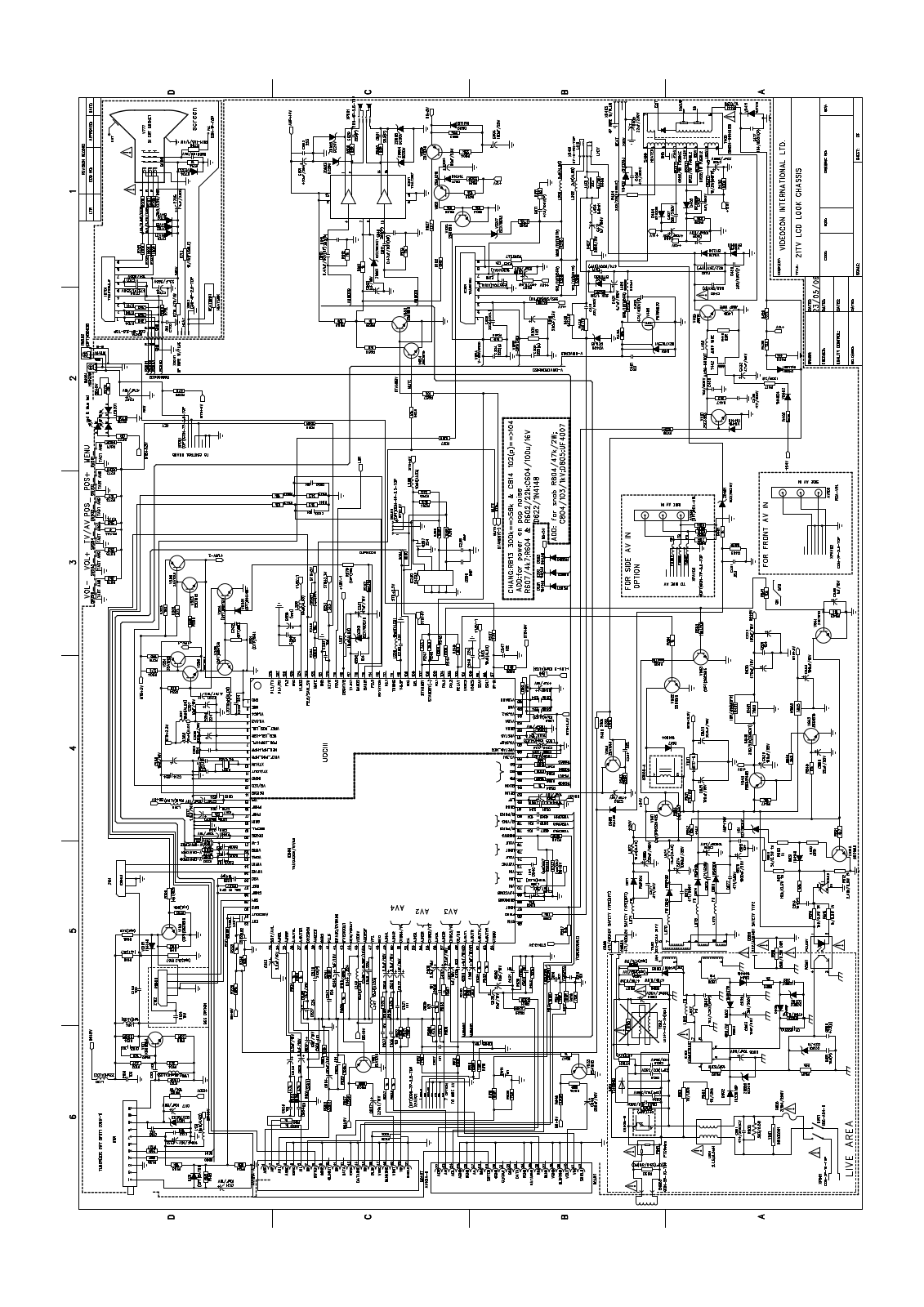 Nordmende N2121CB Schematic