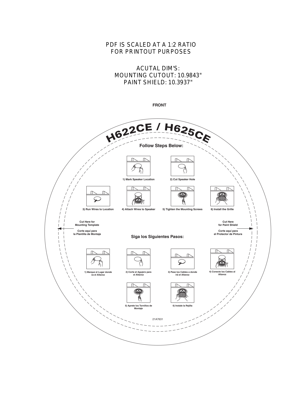 MTX H625CE Instruction Manual