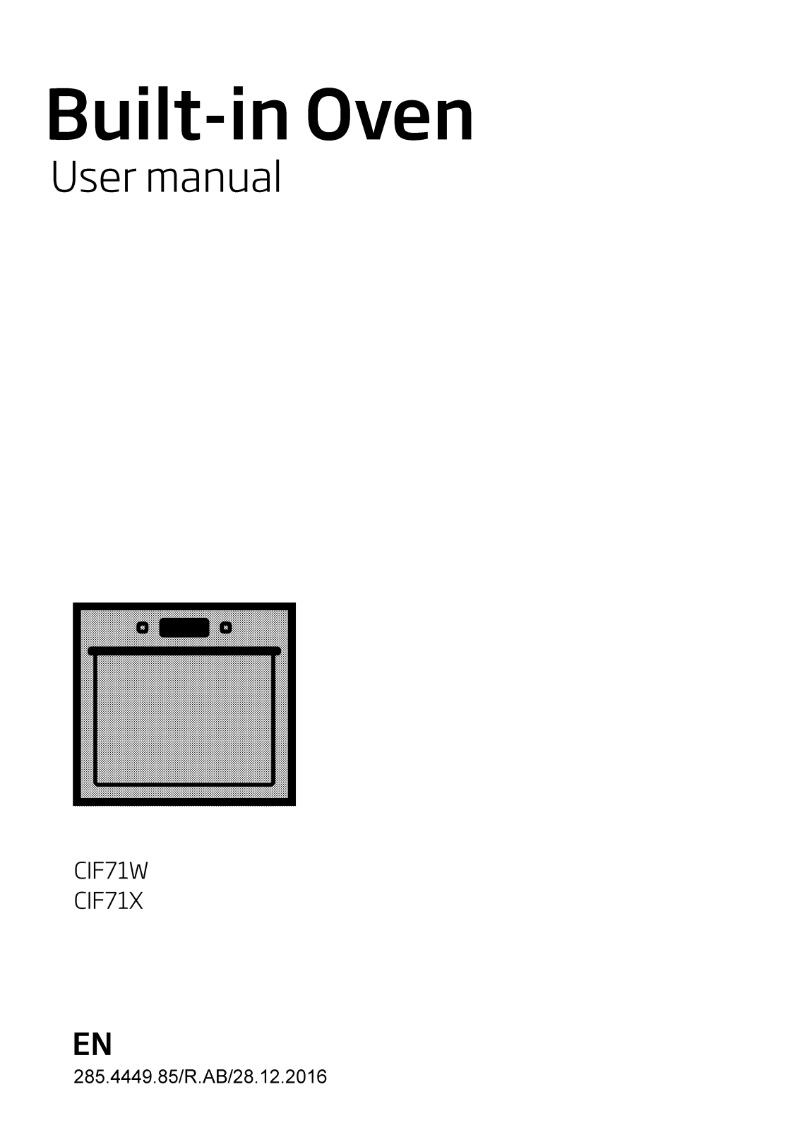 Beko CIF71X, CIF71W User Manual