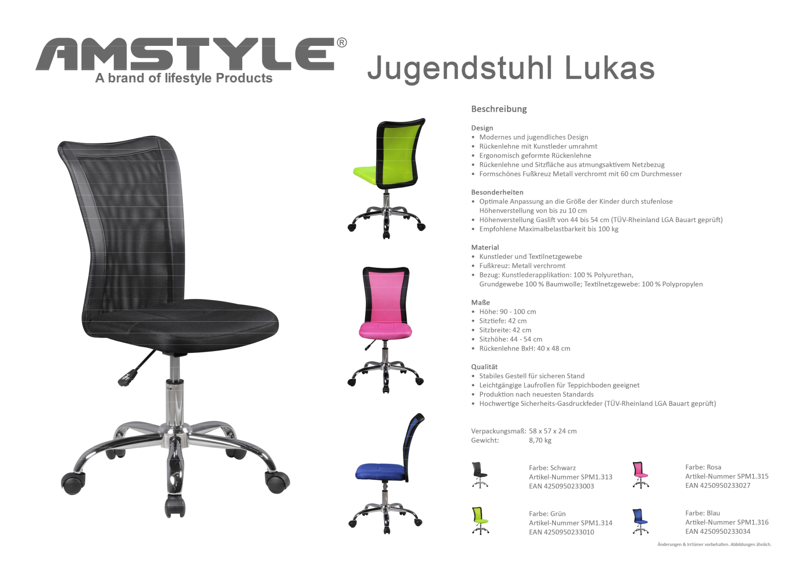 Amstyle Lukas User Manual - ManualMachine.com