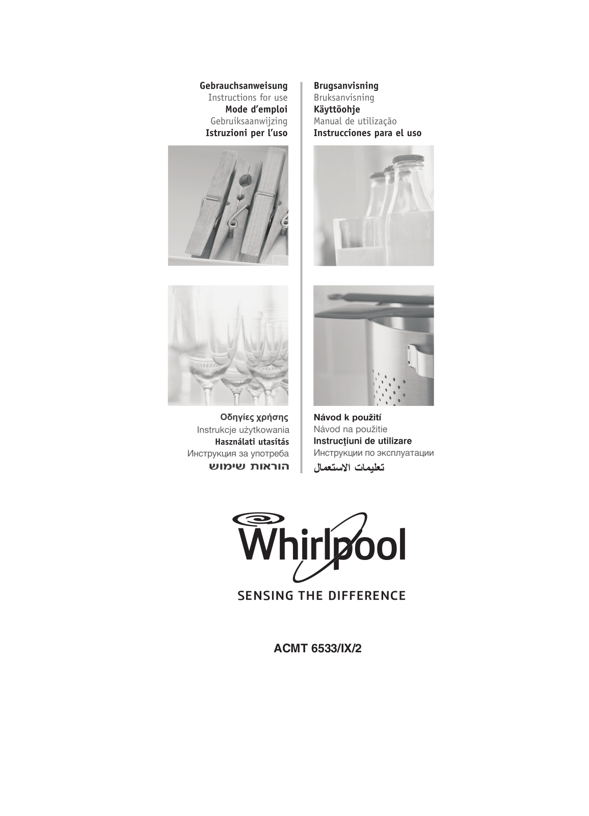 WHIRLPOOL ACMT 6533/IX/2 User Manual