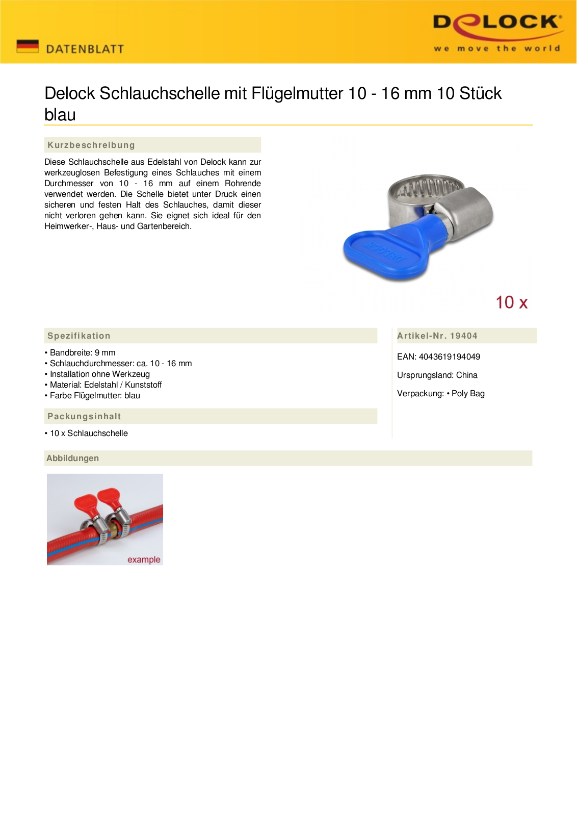 DELOCK 19404 Datasheet - ManualMachine.com