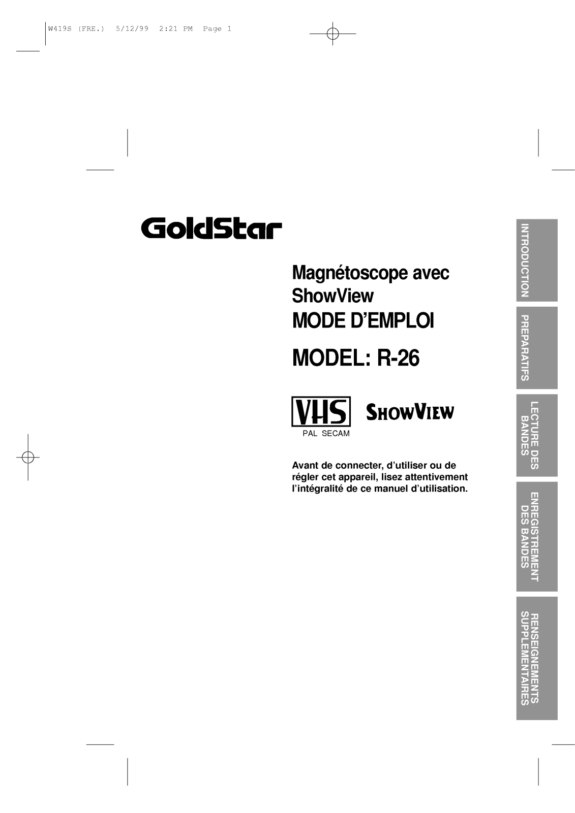 LG R-26 User Manual