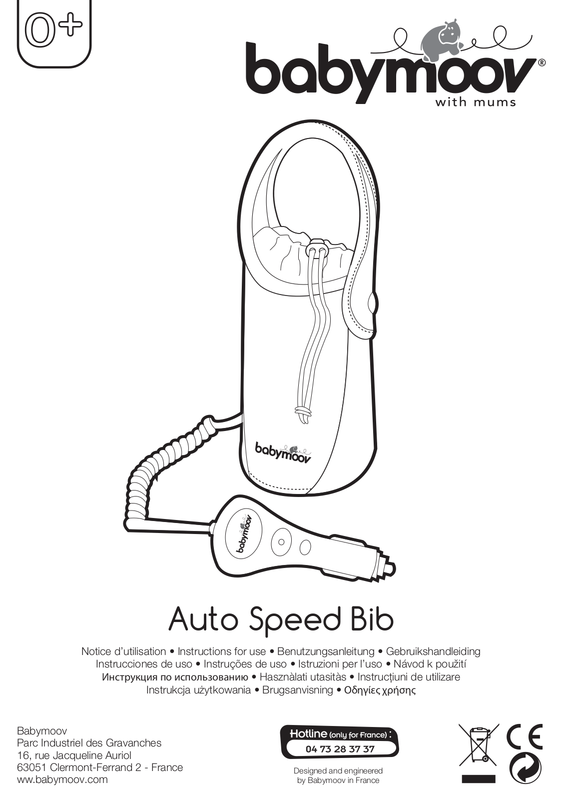 Babymoov Auto Speed Bib User Manual