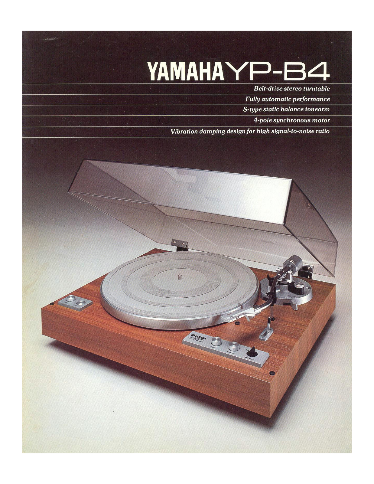 Yamaha YP-B-4 Brochure