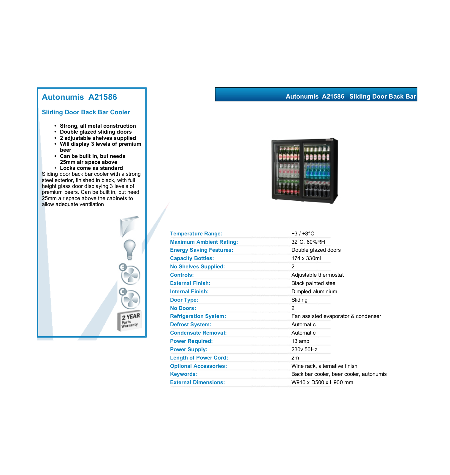 Valera A21586 DATASHEET