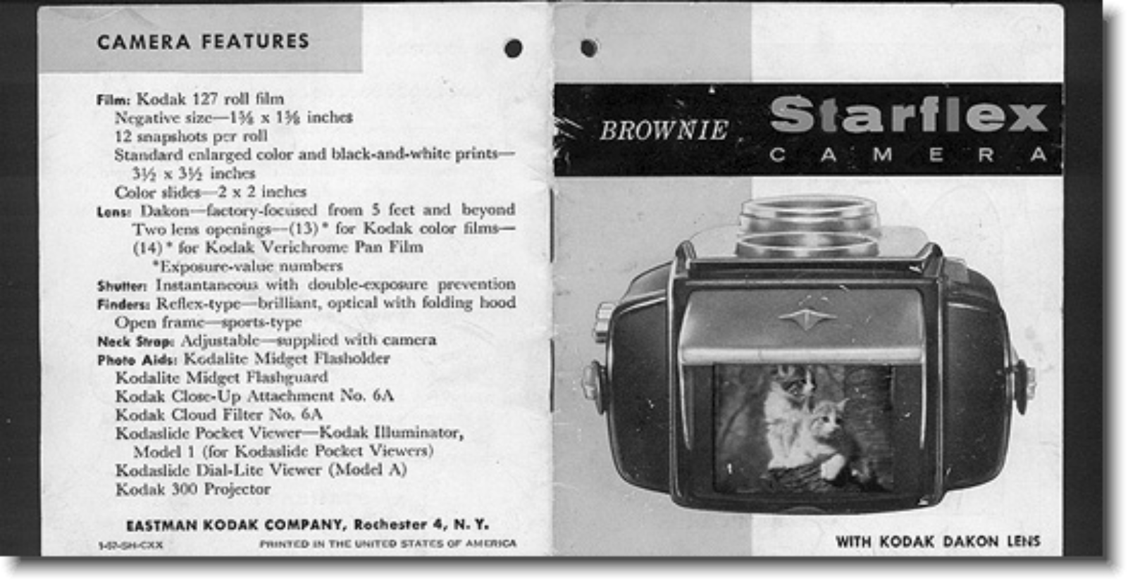 Kodak Brownie Starflex Instruction Manual