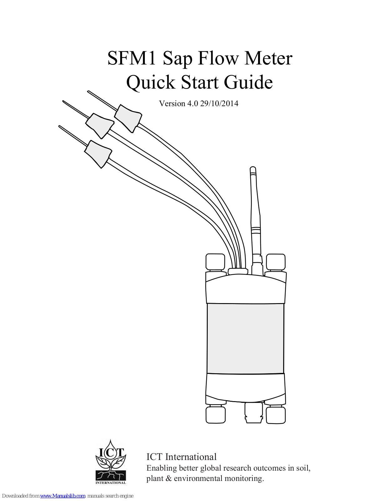 ICT SFM1 Quick Start Manual