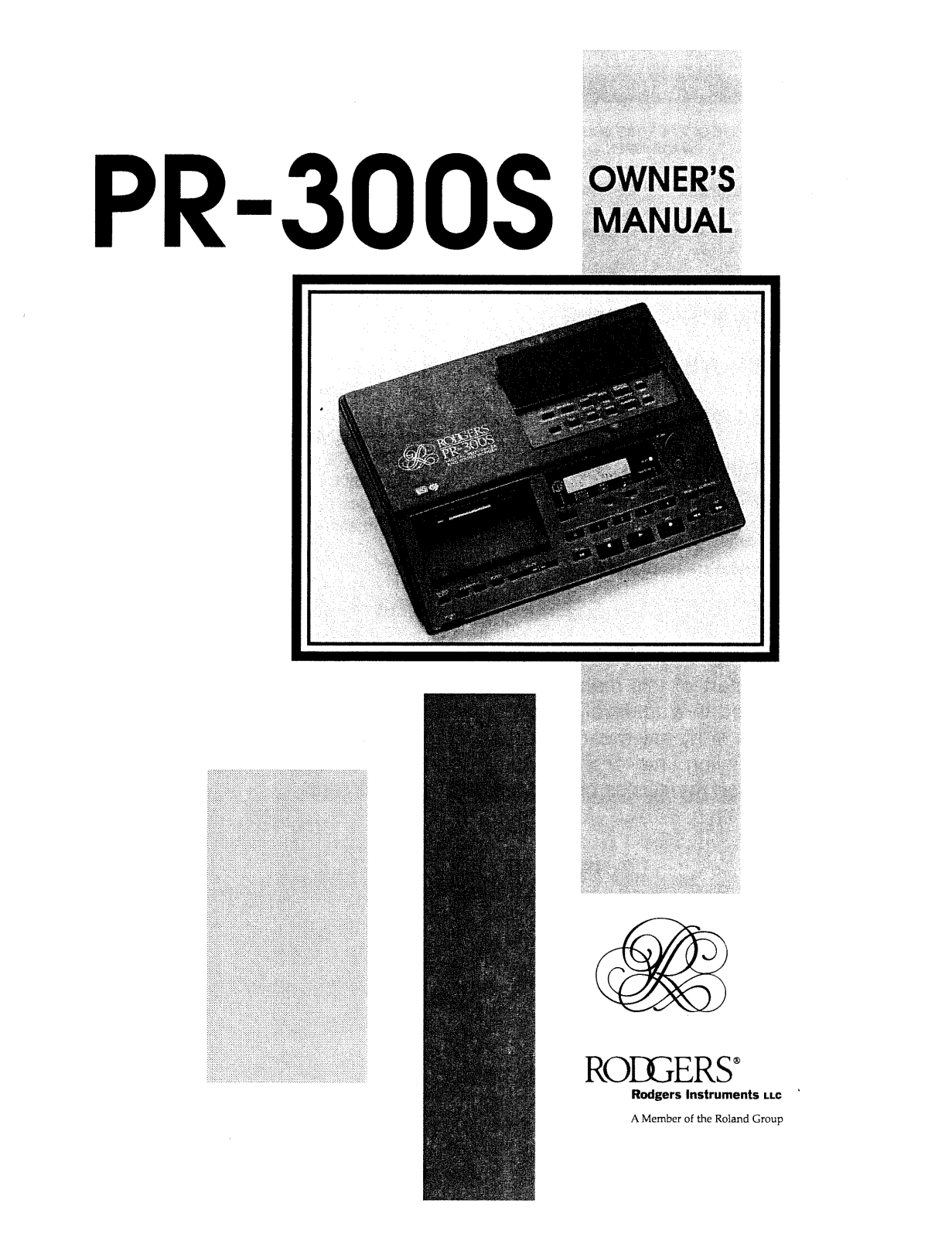 Roland Corporation PR-300S Owner's Manual