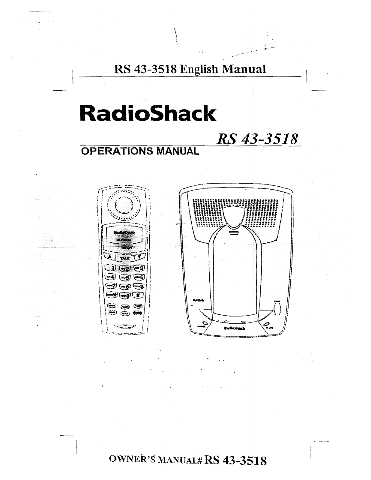 Unical RS433518 User Manual