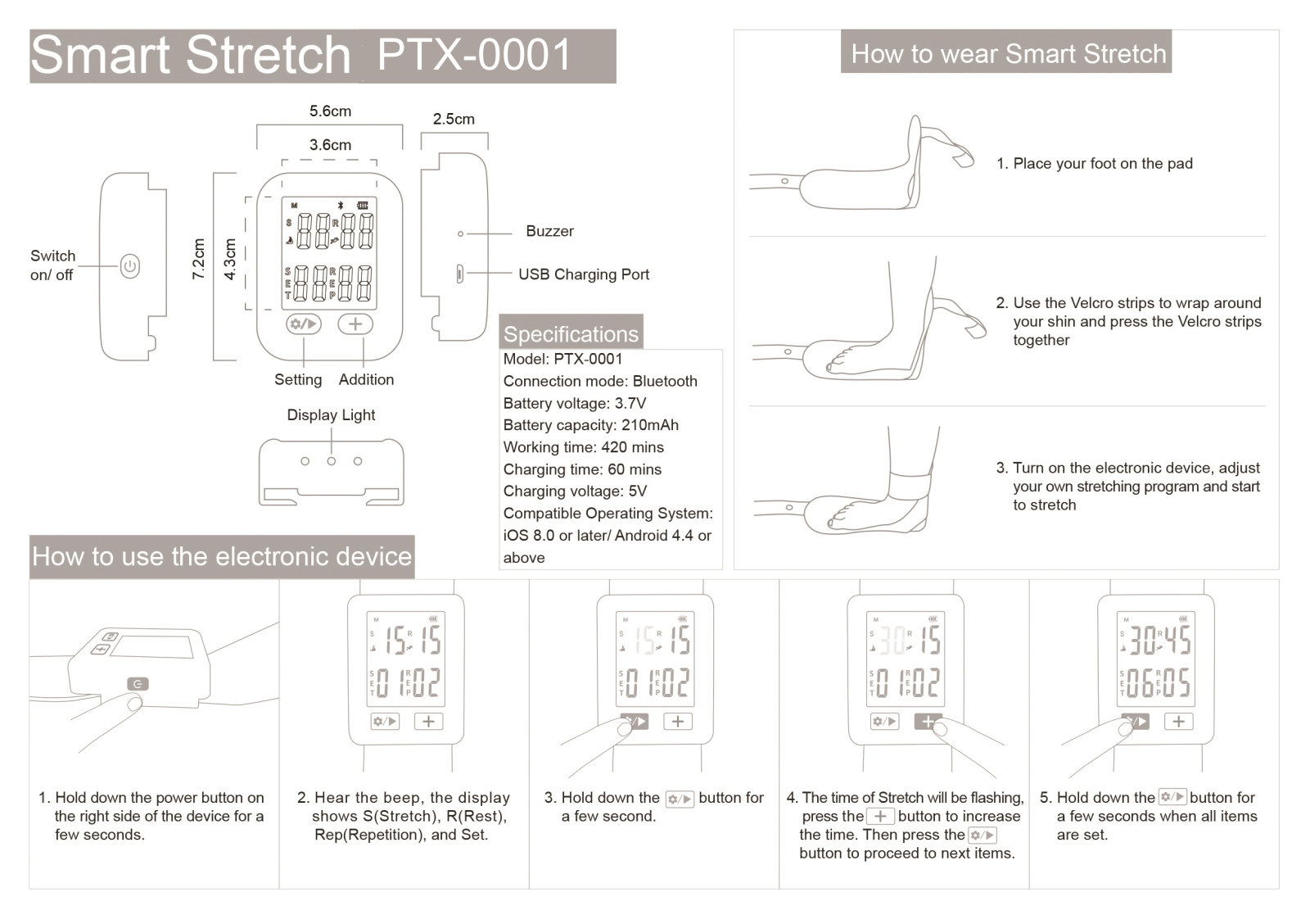 UNI SPARK PTX 0001 User Manual