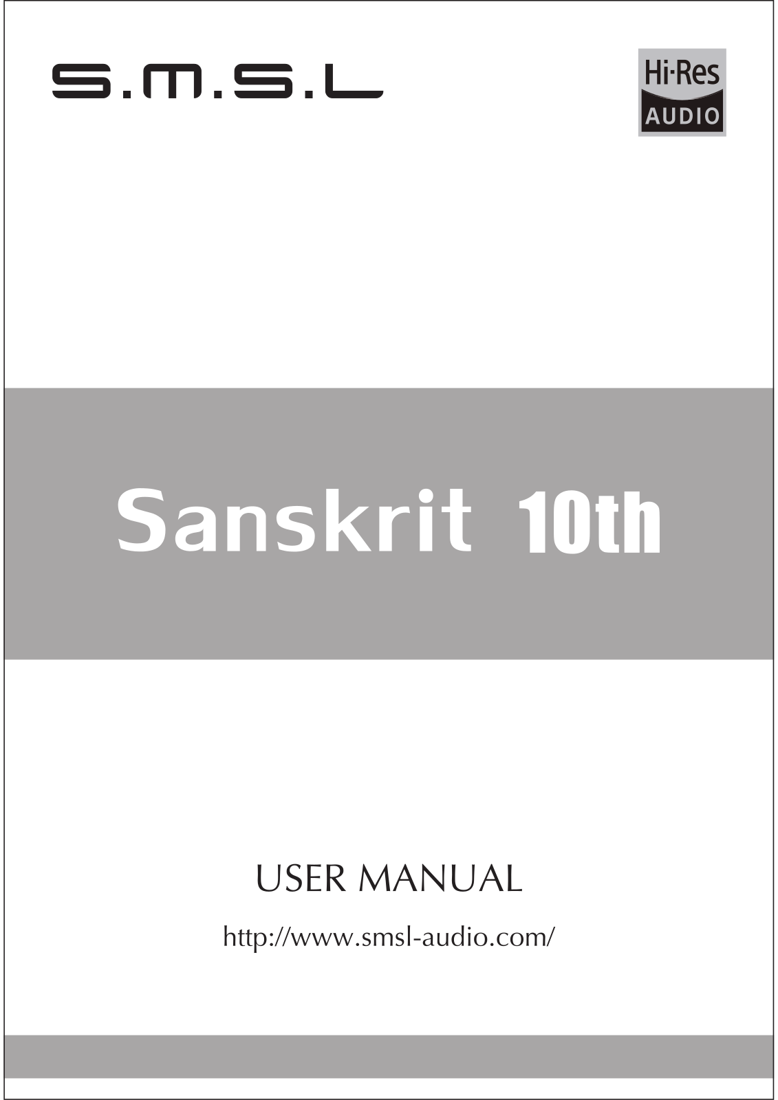 S.m.s.l Sanskrit 10TH User Manual