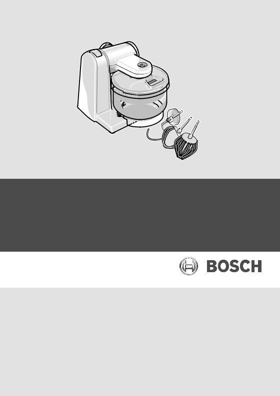 Bosch MUM48R1GB Instruction manual