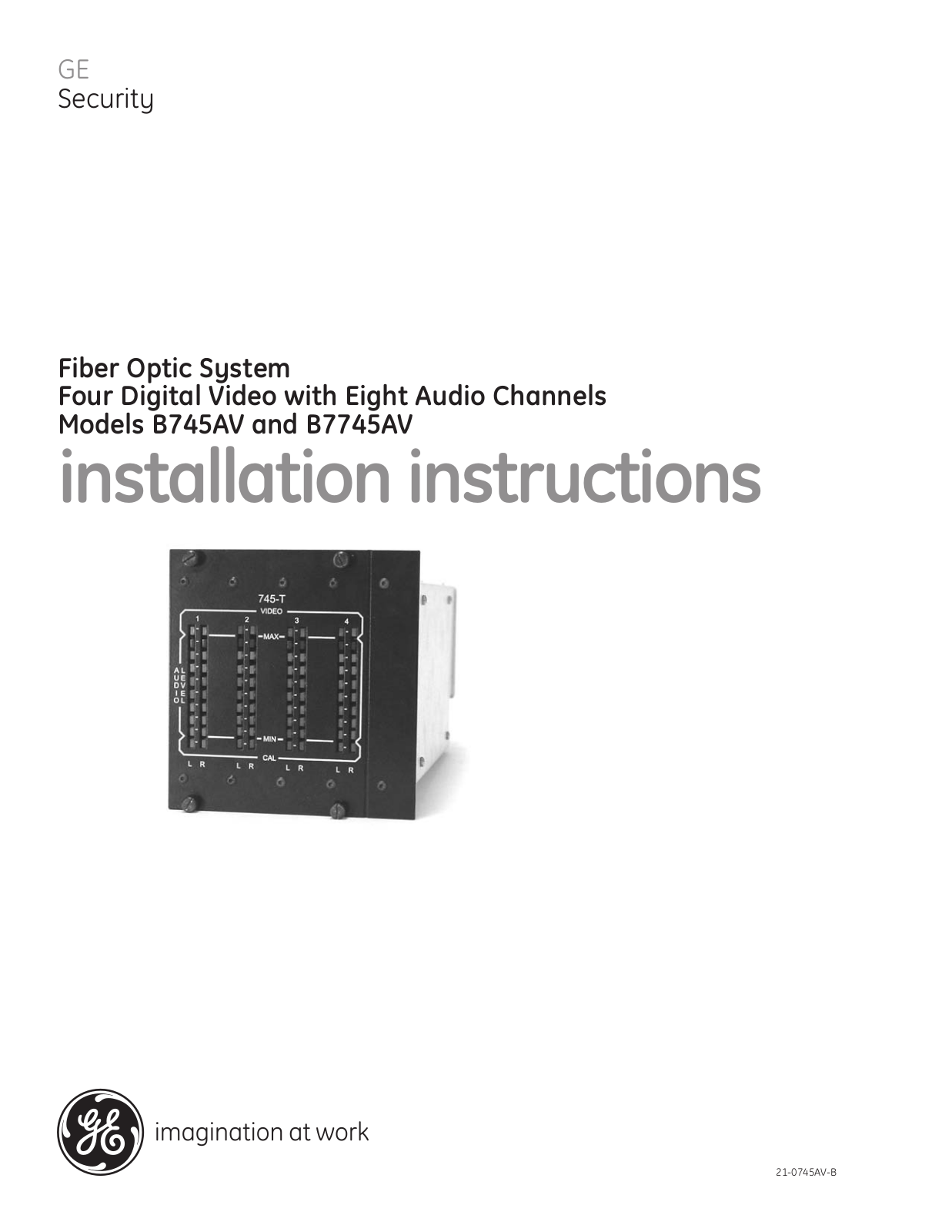 Interlogix B7745AV User Manual