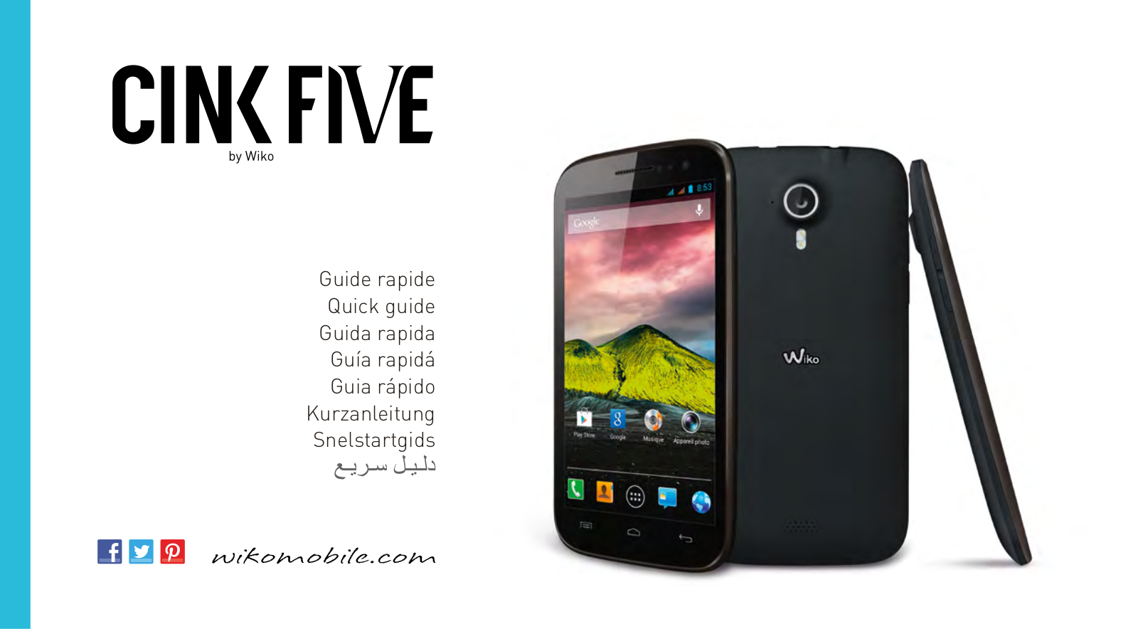 Wiko Cink Five Quick Start Guide