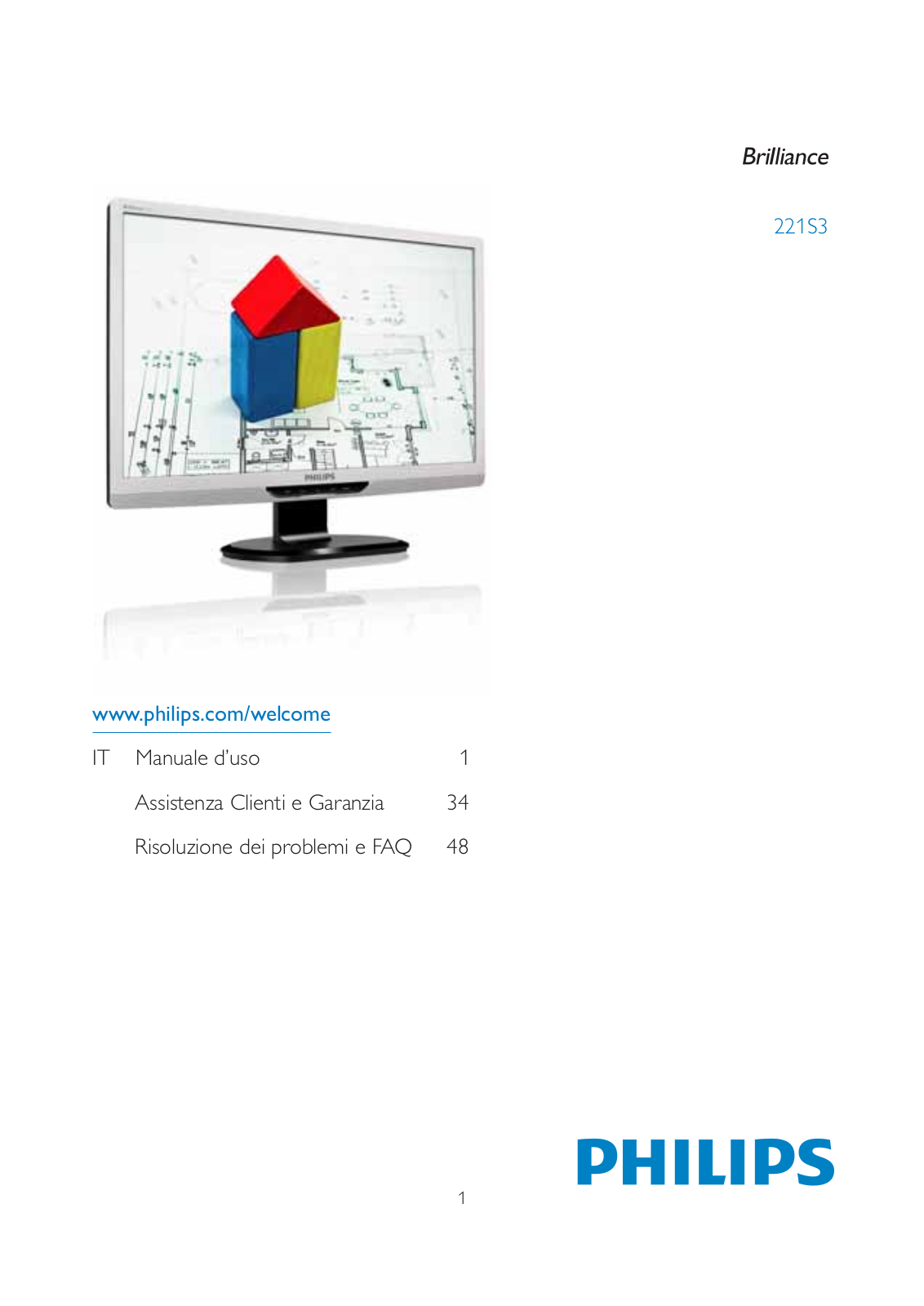 Philips 221S3 User Manual