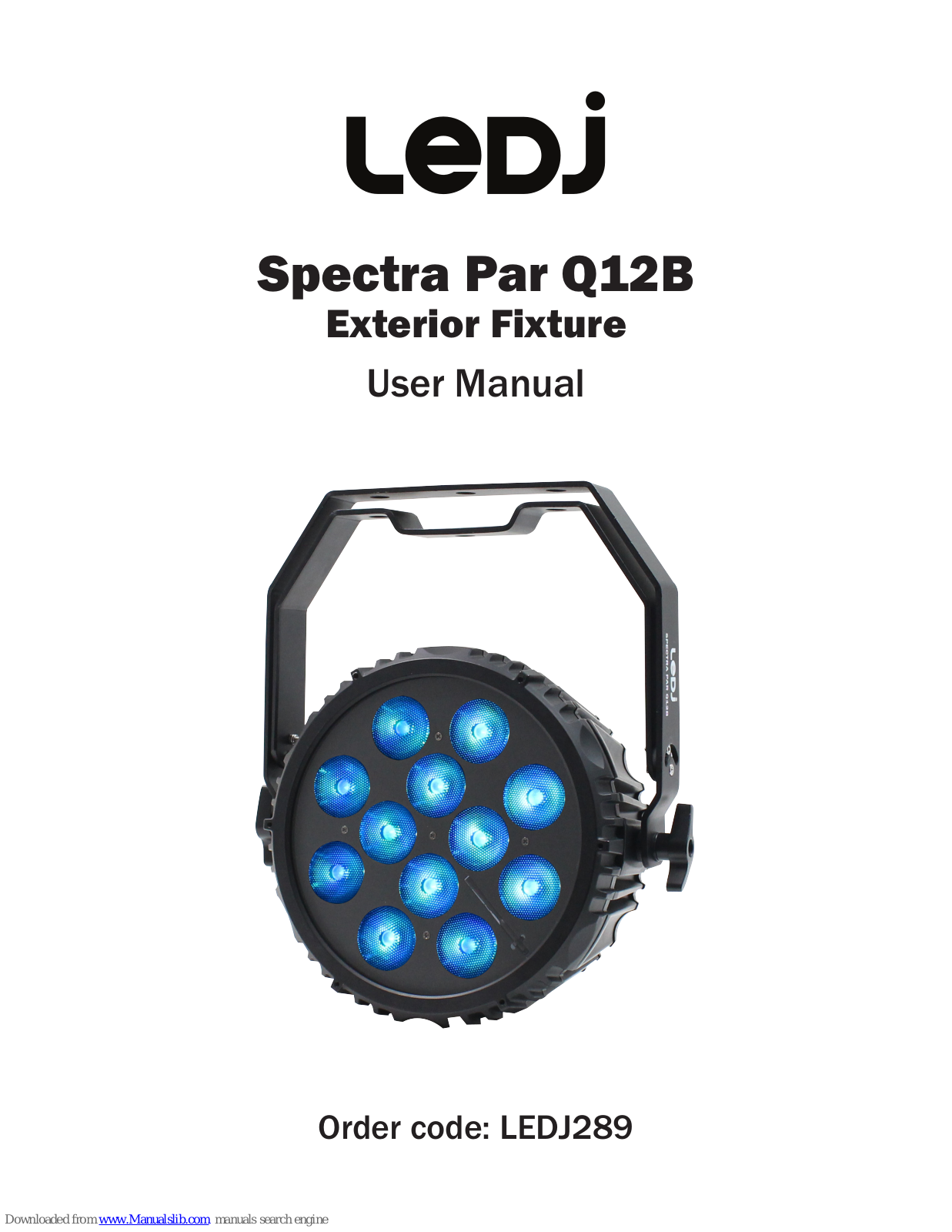 Ledj Spectra Par Q12B, LEDJ289 User Manual - ManualMachine.com