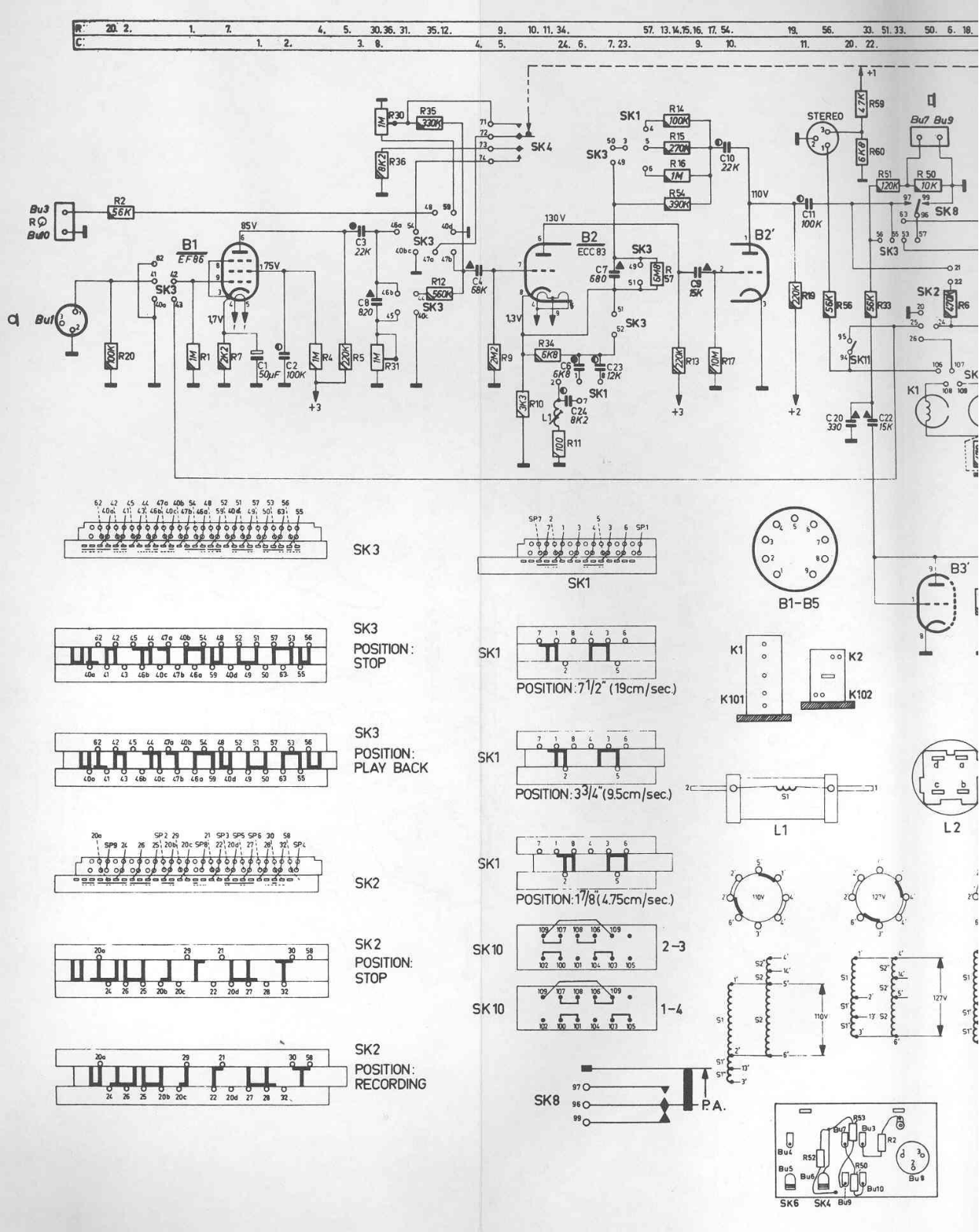 Philips EL-3542 Schematic