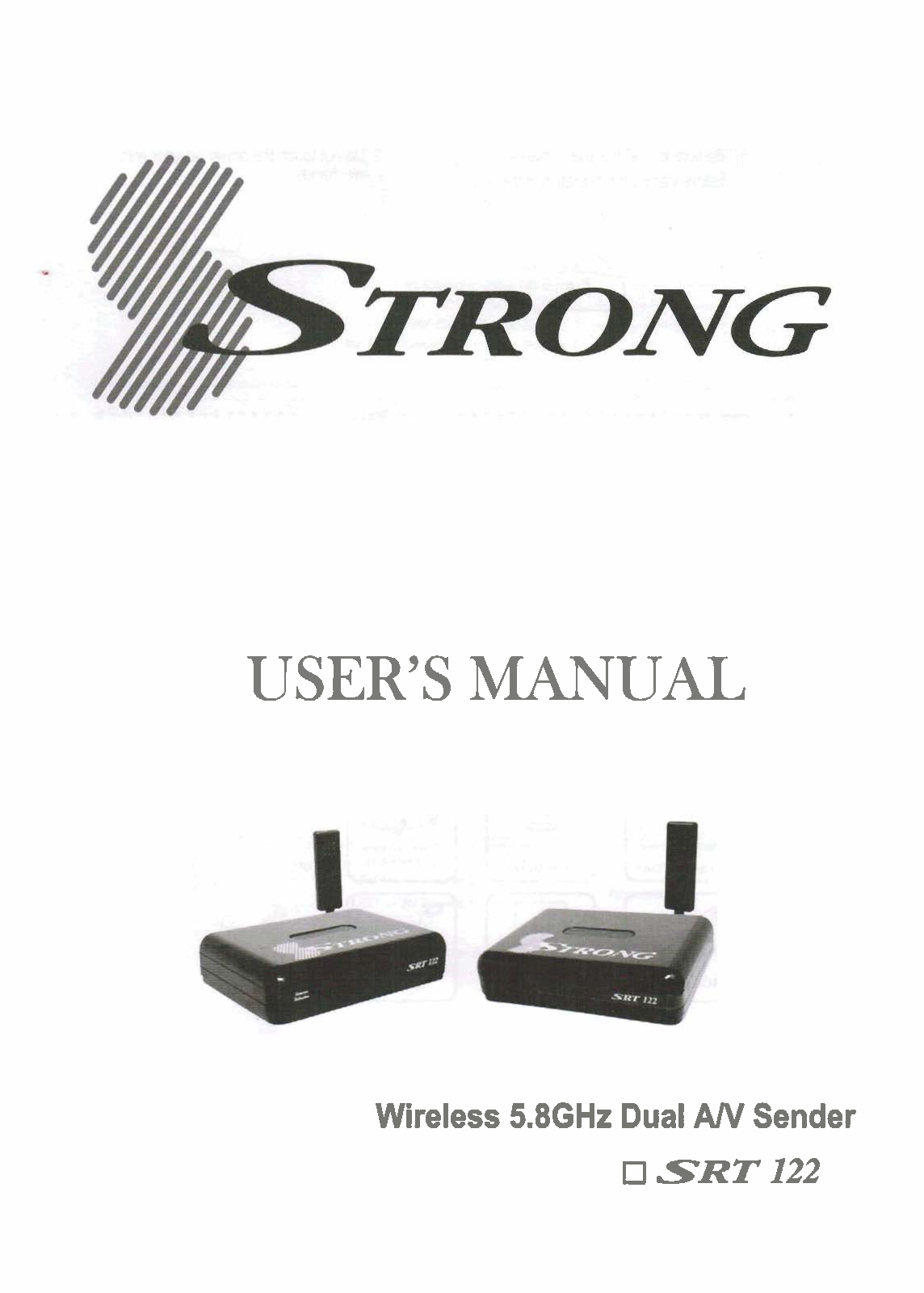 Strong SRT 122 User Manual